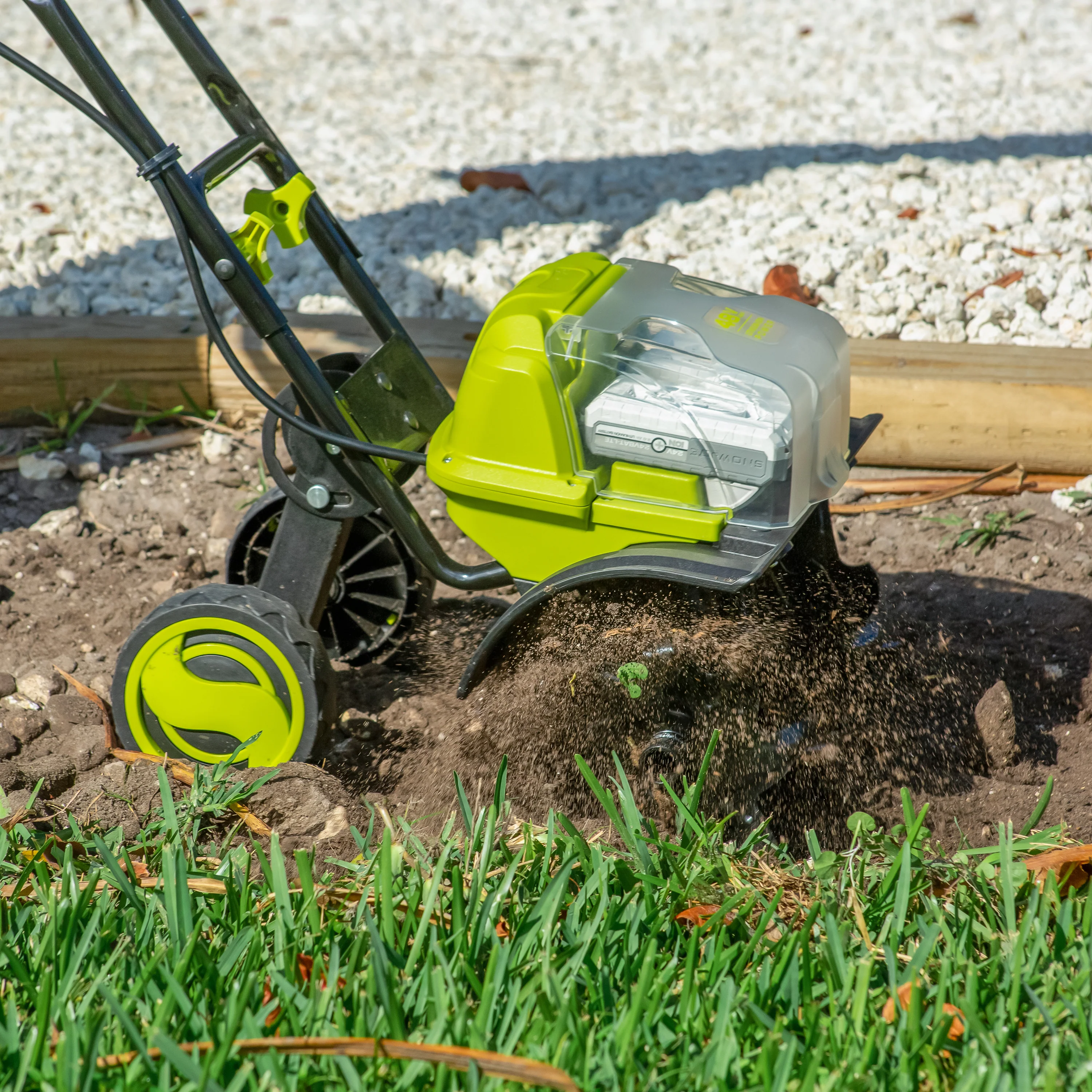 Sun Joe 48-Volt IONMAX Cordless Garden Tiller/Cultivator | Tool Only - Image 12