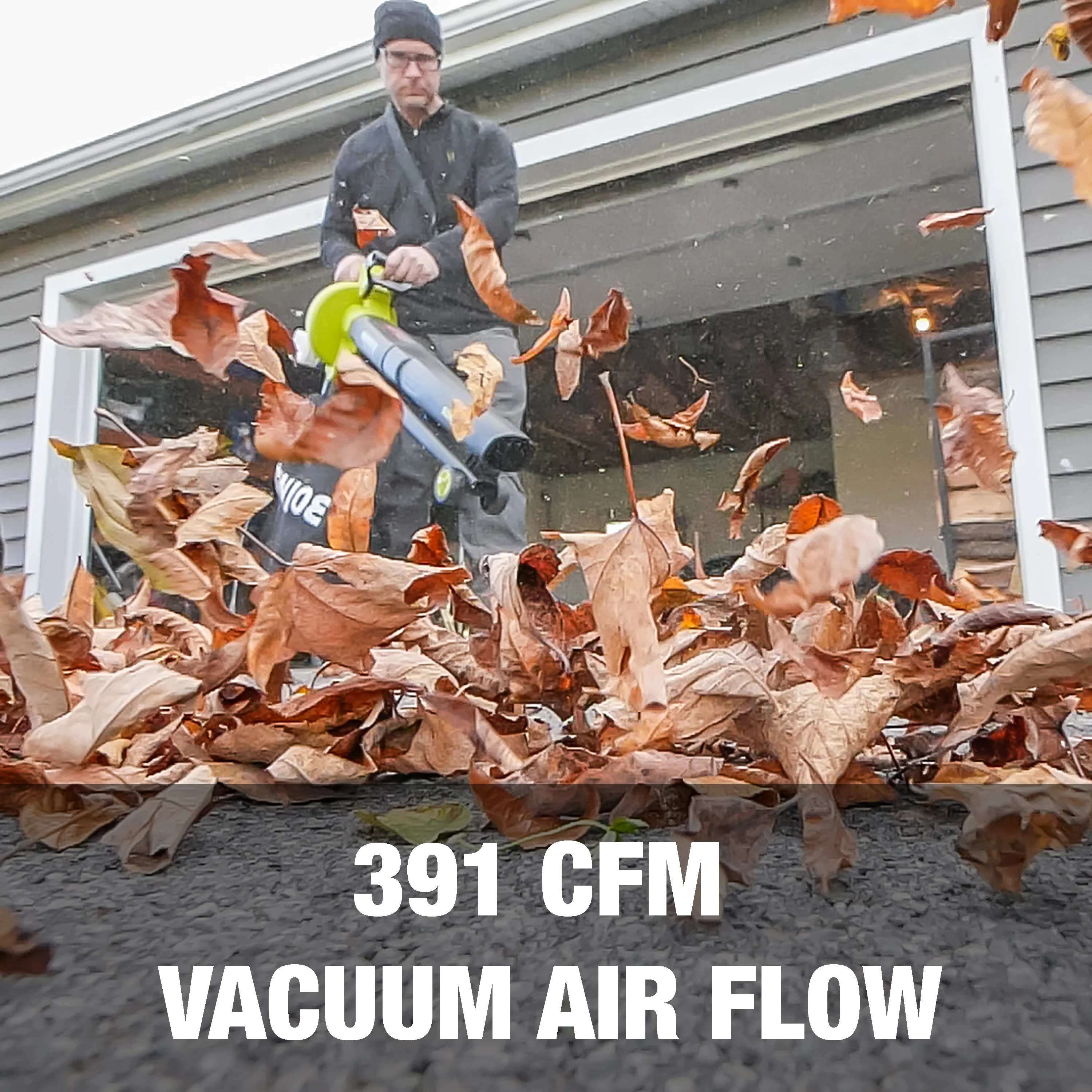 Sun Joe 48-Volt* IONMAX Cordless Leaf Blower Vacuum Mulcher Kit | 163-MPH | 391-CFM | W/ 2 x 5.0-Ah Batteries + Dual Port Charger - Image 12