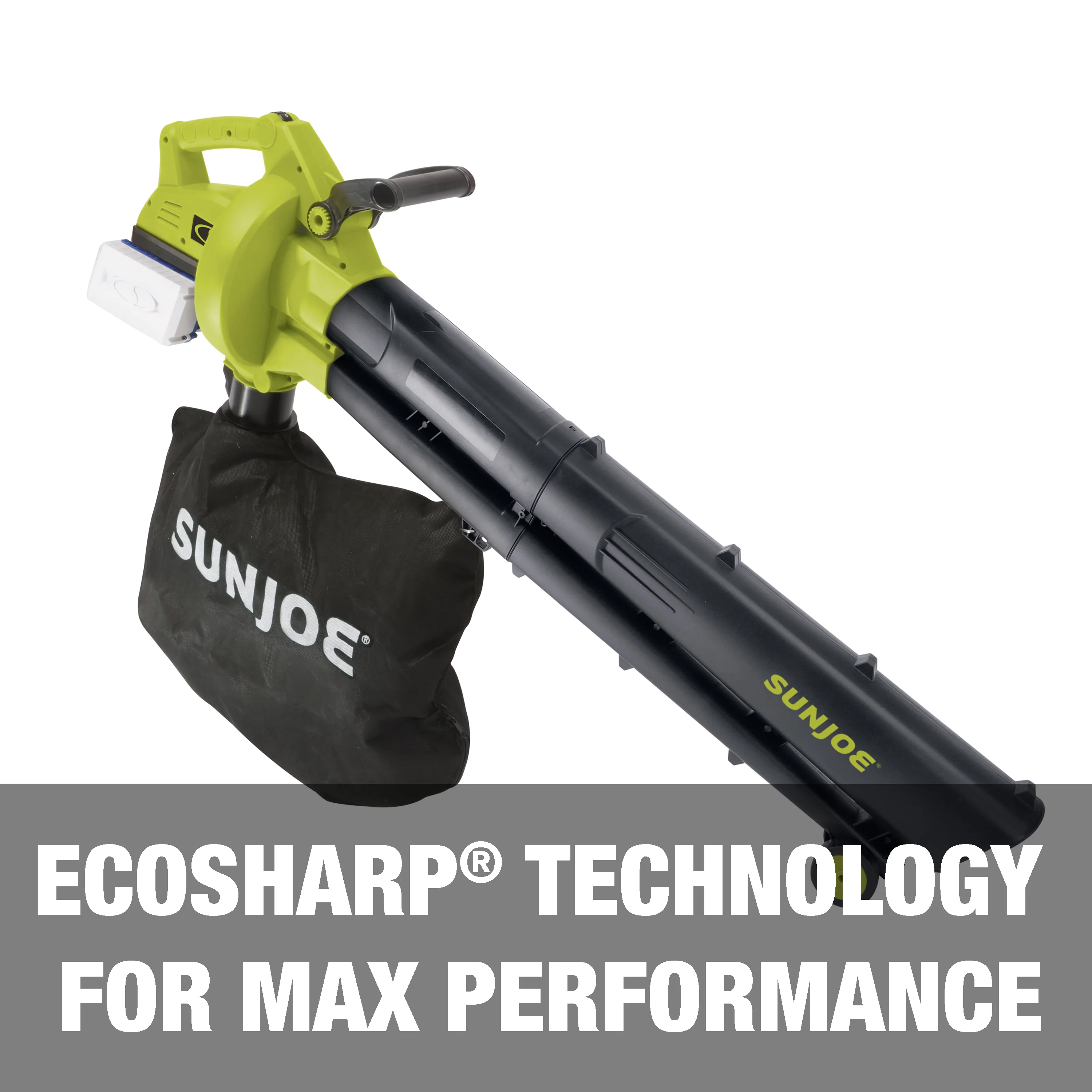 Sun Joe 48-Volt* IONMAX Cordless Leaf Blower Vacuum Mulcher Kit | 163-MPH | 391-CFM | W/ 2 x 5.0-Ah Batteries + Dual Port Charger - Image 6