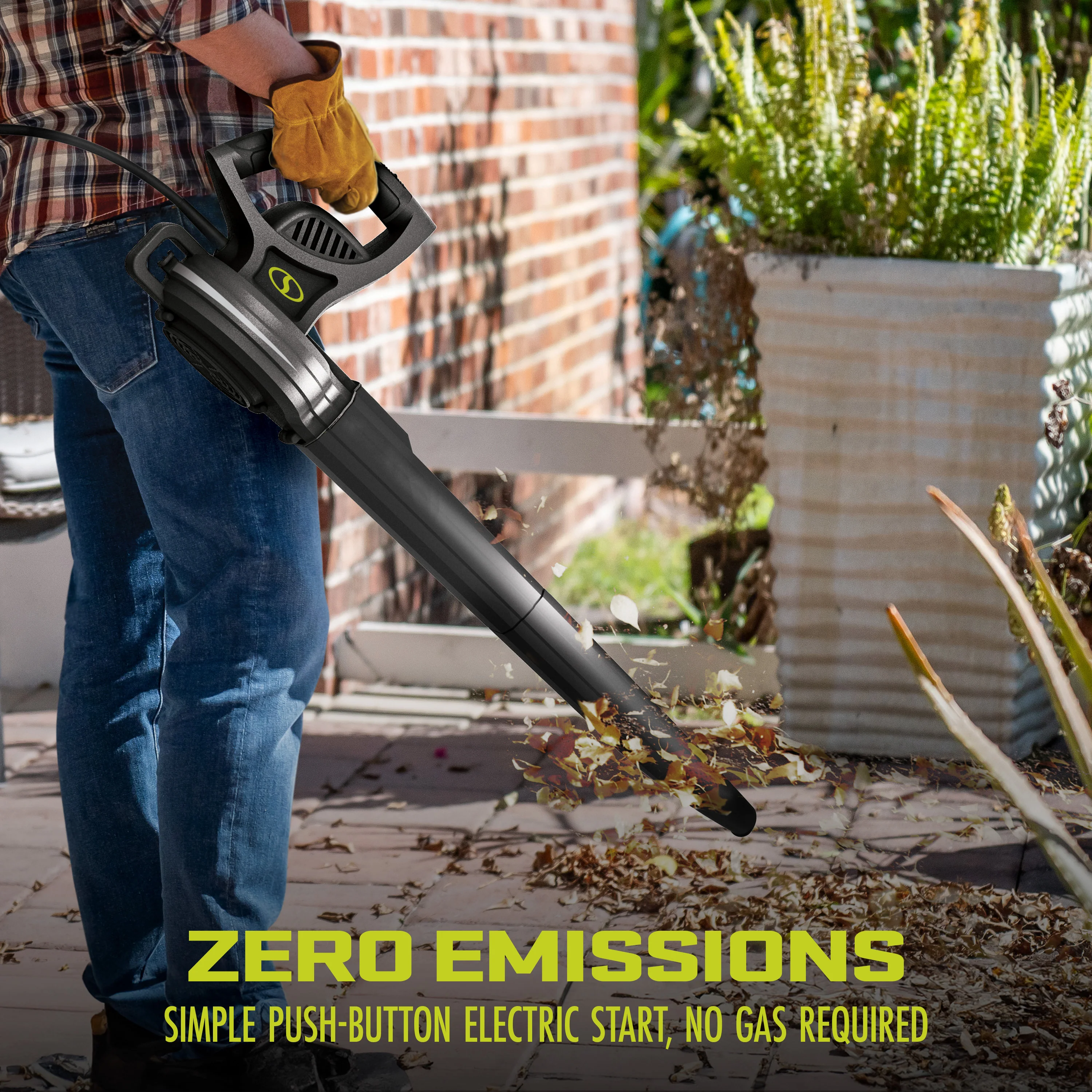 Sun Joe All-Purpose Electric Leaf Blower | 6-Amp | 155 MPH | 260 CFM (Black) - Image 4
