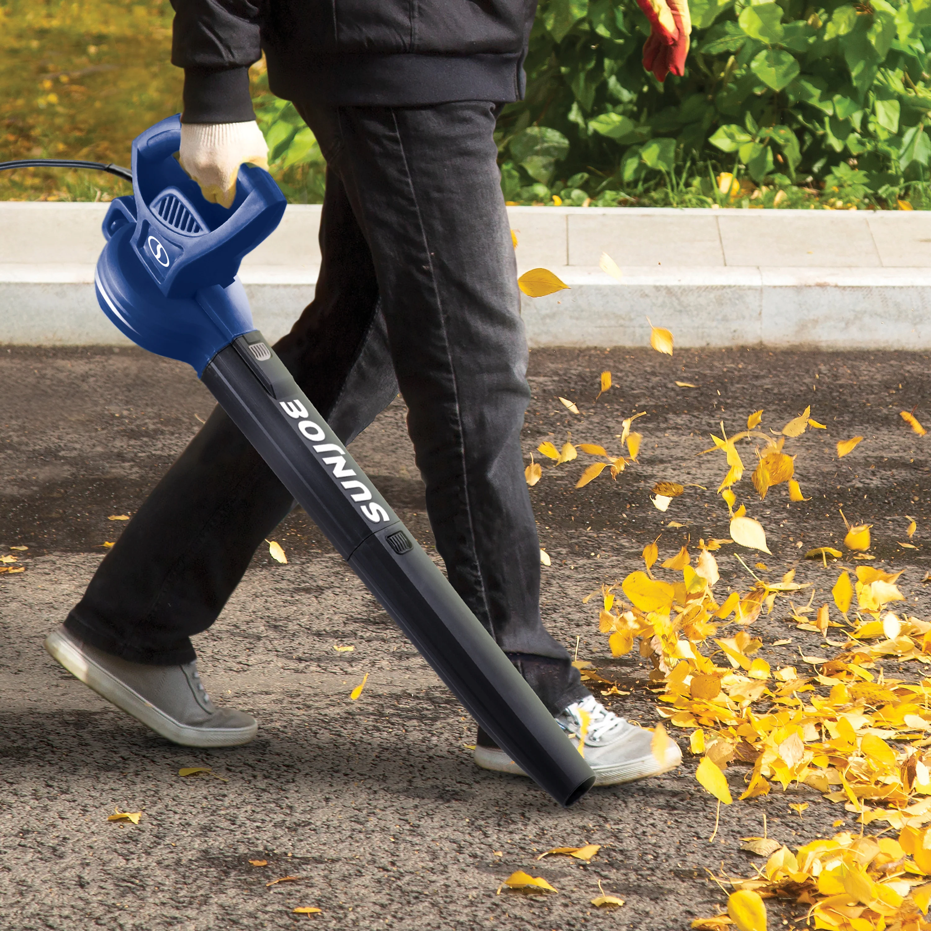 Sun Joe All Purpose Electric Blower | 155 MPH | 6 Amp (Blue) - Image 4