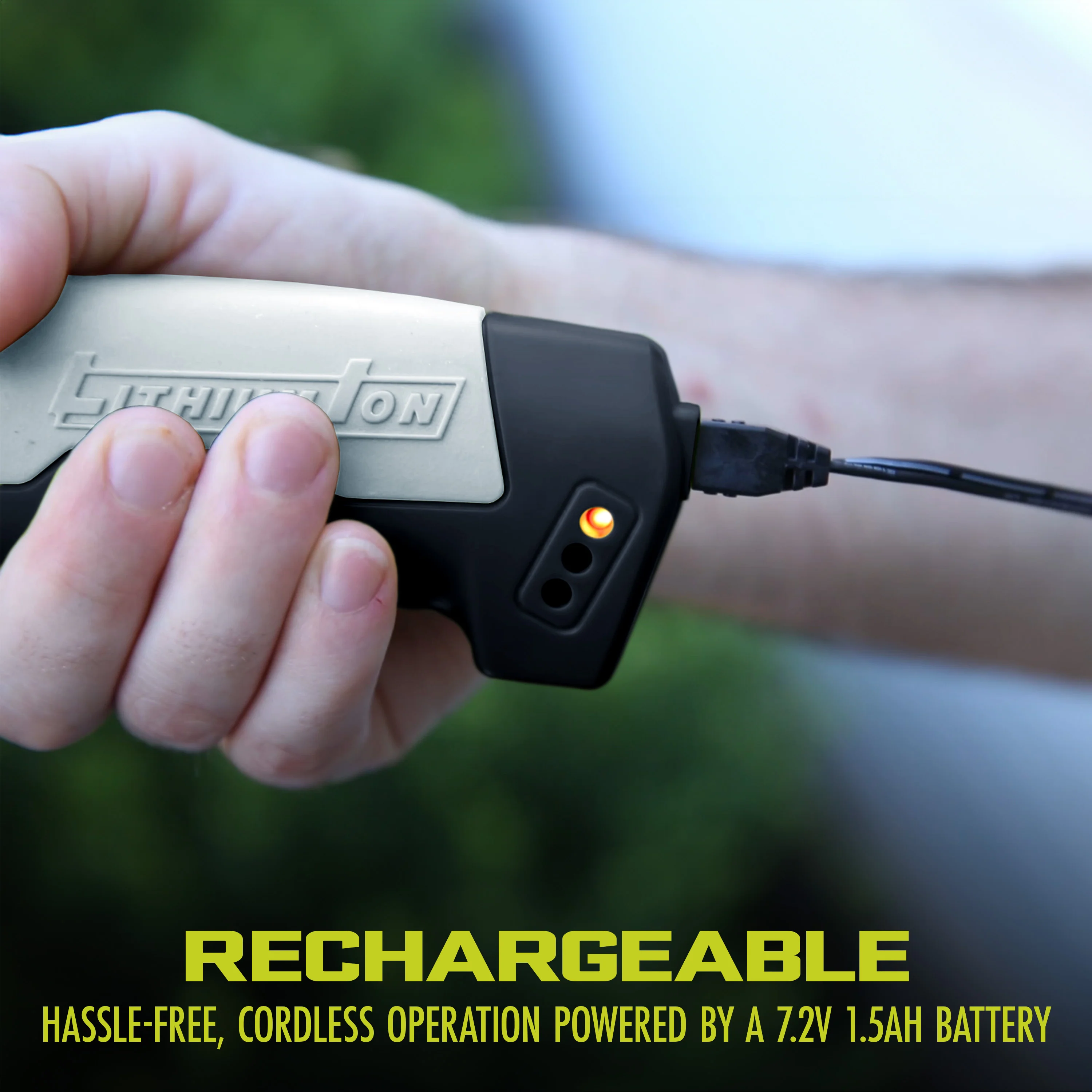 Sun Joe 2-in-1 Cordless Grass Shear + Hedger | 7.2-Volt | W/ 1.5-Ah Battery + Charger - Image 7
