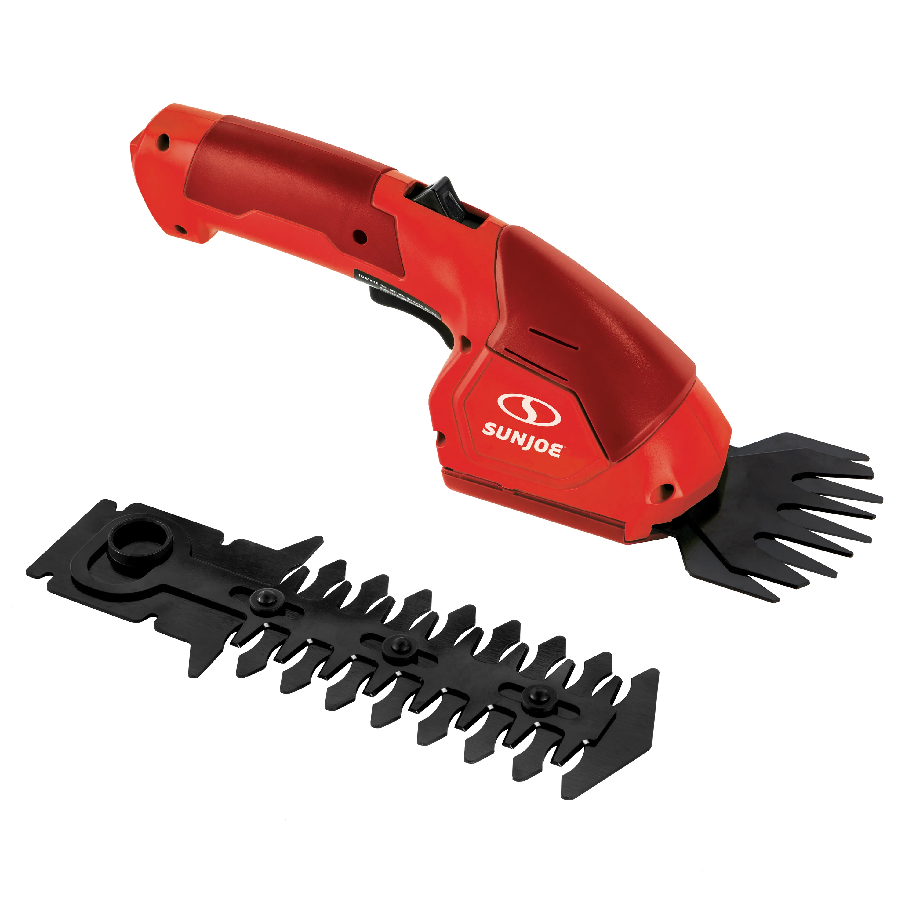 Sun Joe HJ604C-RED 2-in-1 Cordless Grass Shear + Hedger | 7.2-Volt | W/ 1.5-Ah Battery + Charger (Red) - Image 3