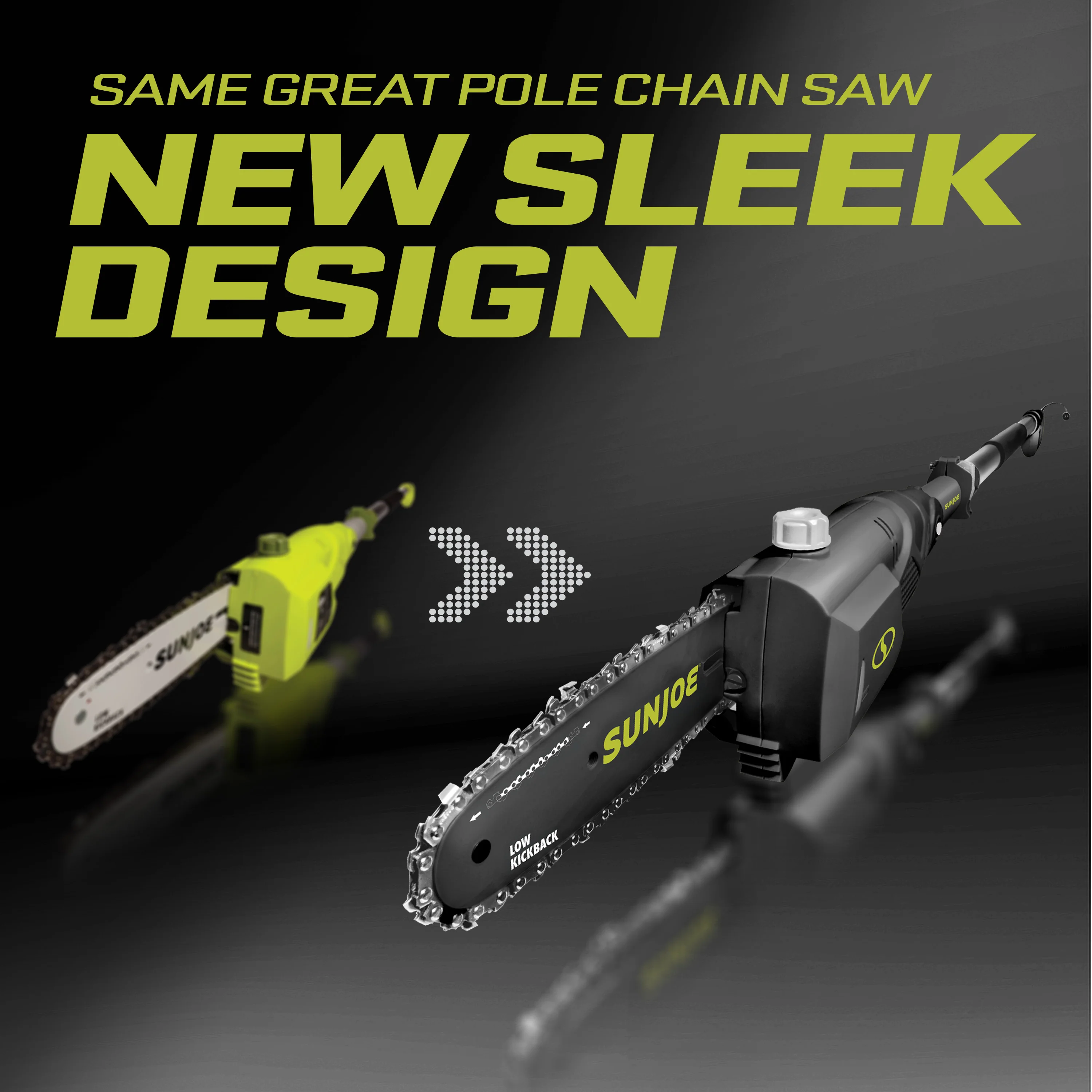 Sun Joe SWJ802E Electric Multi-Angle Pole Chain Saw | 8 inch | 6.5 Amp (Green) - Image 3