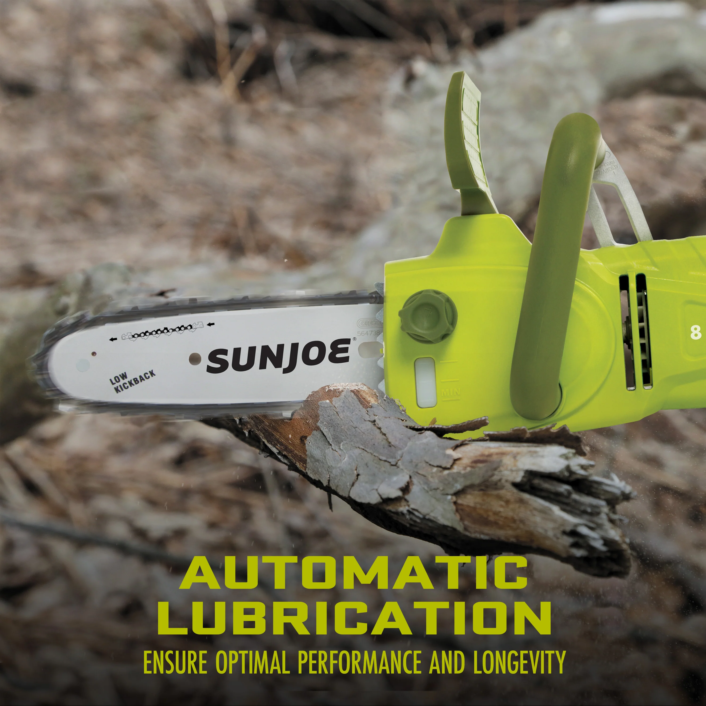 Sun Joe SWJ806E 2-in-1 Electric Convertible Pole Chain Saw | 8-inch | 8-Amp - Image 7