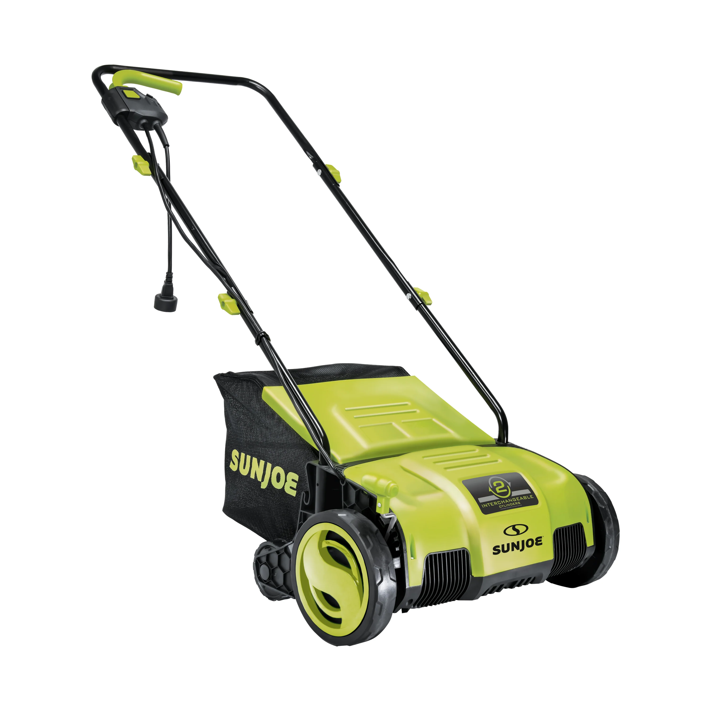 Sun Joe Electric Lawn Dethatcher + Scarifier W/ Collection Bag | 12.6-inch | 12-Amp | AirBoost Technology - Image 2