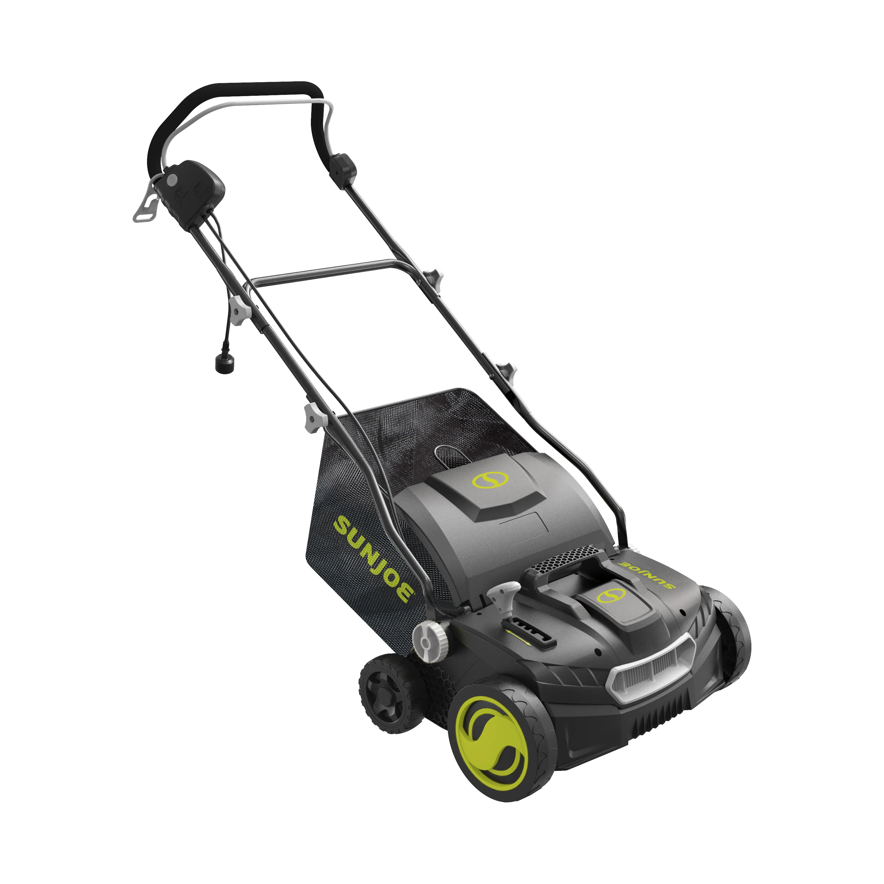 Sun Joe Electric Lawn Dethatcher + Scarifier W/ Collection Bag | 15-inch | 15-Amp - Image 2