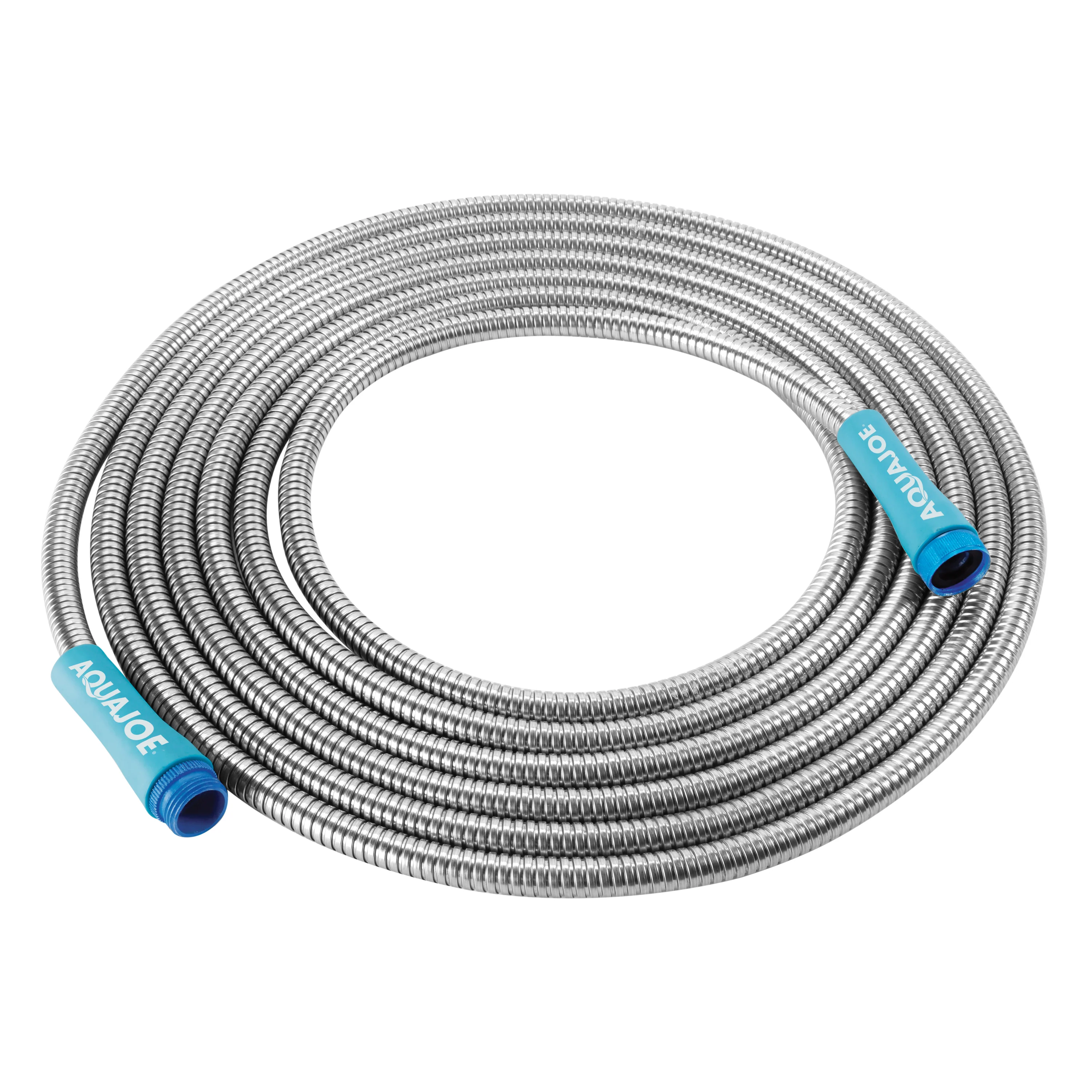 Aqua Joe Heavy-Duty Puncture Proof Metal Garden Hose | 25-Foot | 304-Stainless Steel | Spiral Constructed | 1/2-Inch Diameter - Image 15