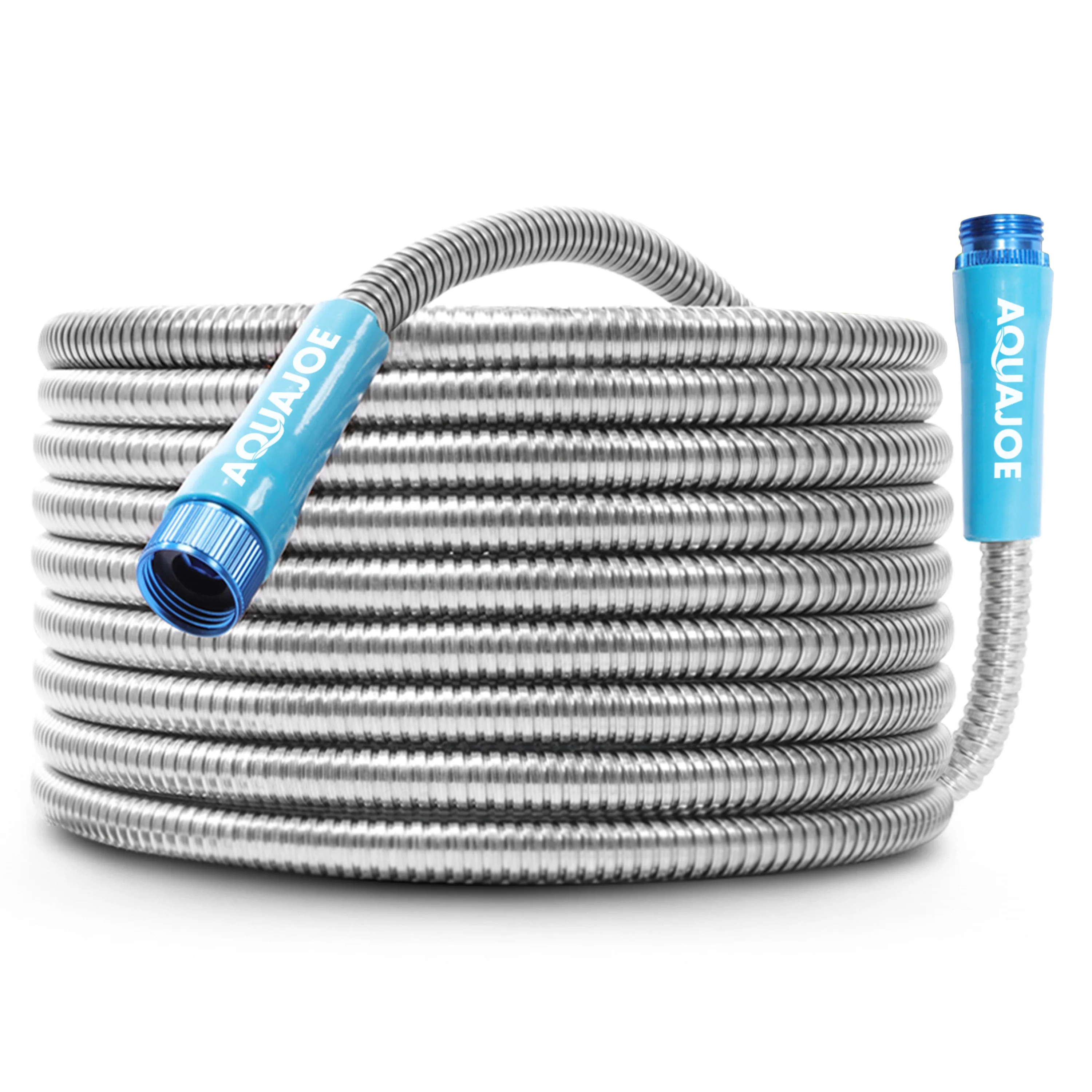 Aqua Joe Heavy-Duty Puncture Proof Metal Garden Hose | 25-Foot | 304-Stainless Steel | Spiral Constructed | 1/2-Inch Diameter - Image 16
