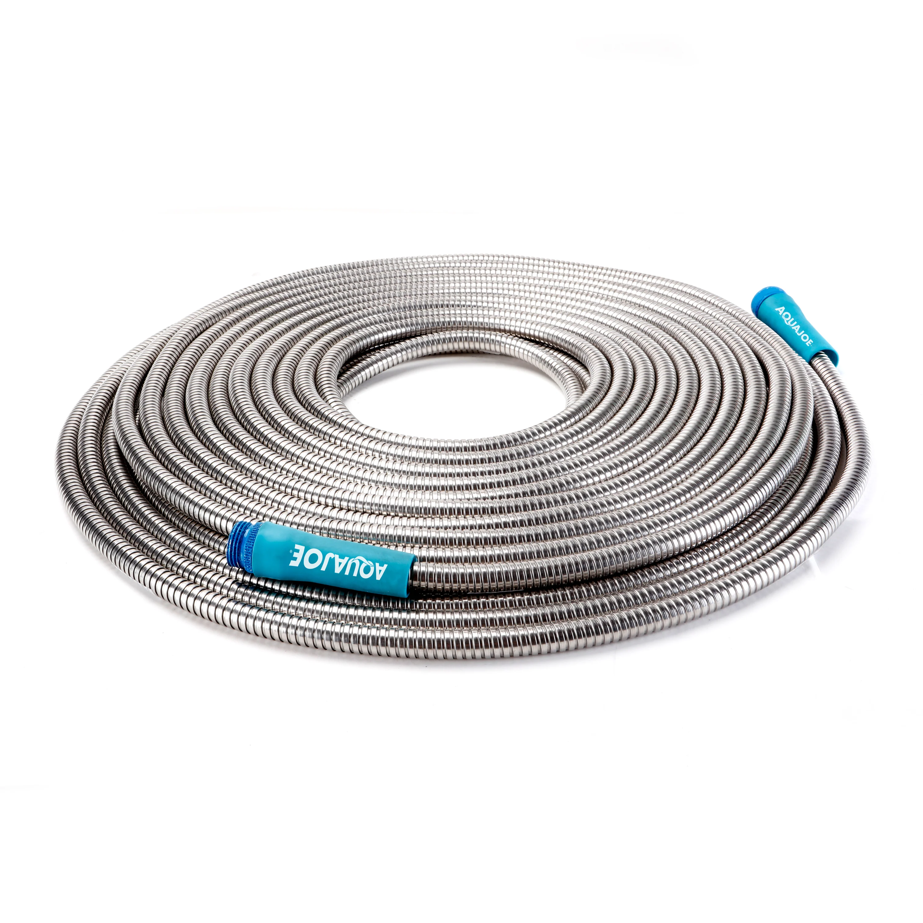 Aqua Joe Heavy-Duty Puncture Proof Metal Garden Hose | 75-Foot | 304-Stainless Steel | Spiral Constructed | 1/2-Inch Diameter - Image 14
