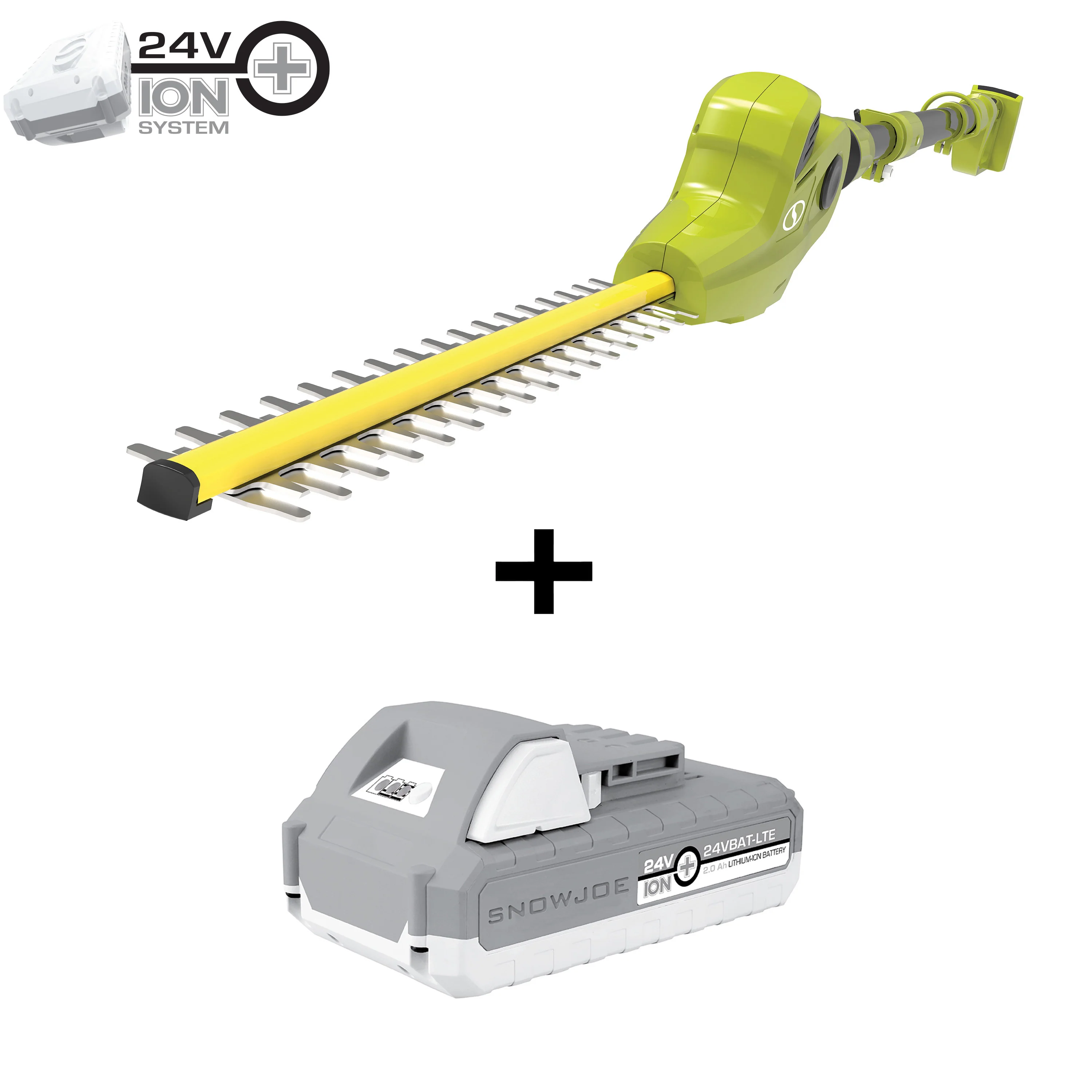 Sun Joe HEDGE-BDL Hedger/Chipper Bundle | W/ 24-Volt Hedger Kit and Electric Chipper/Shredder - Image 3