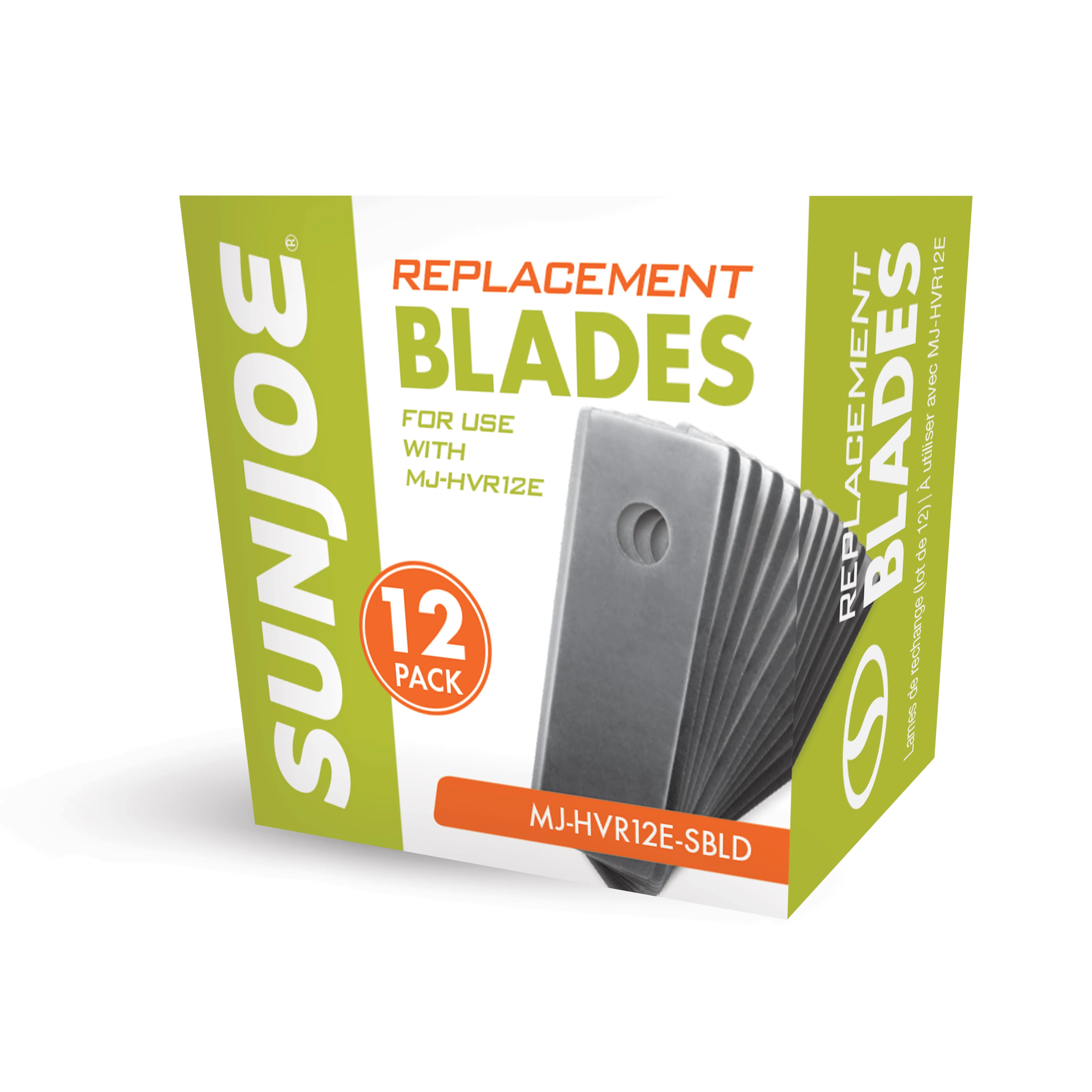 Sun Joe MJ-HVR12E-SBLD Steel Replacement Blades for MJ-HVR12E