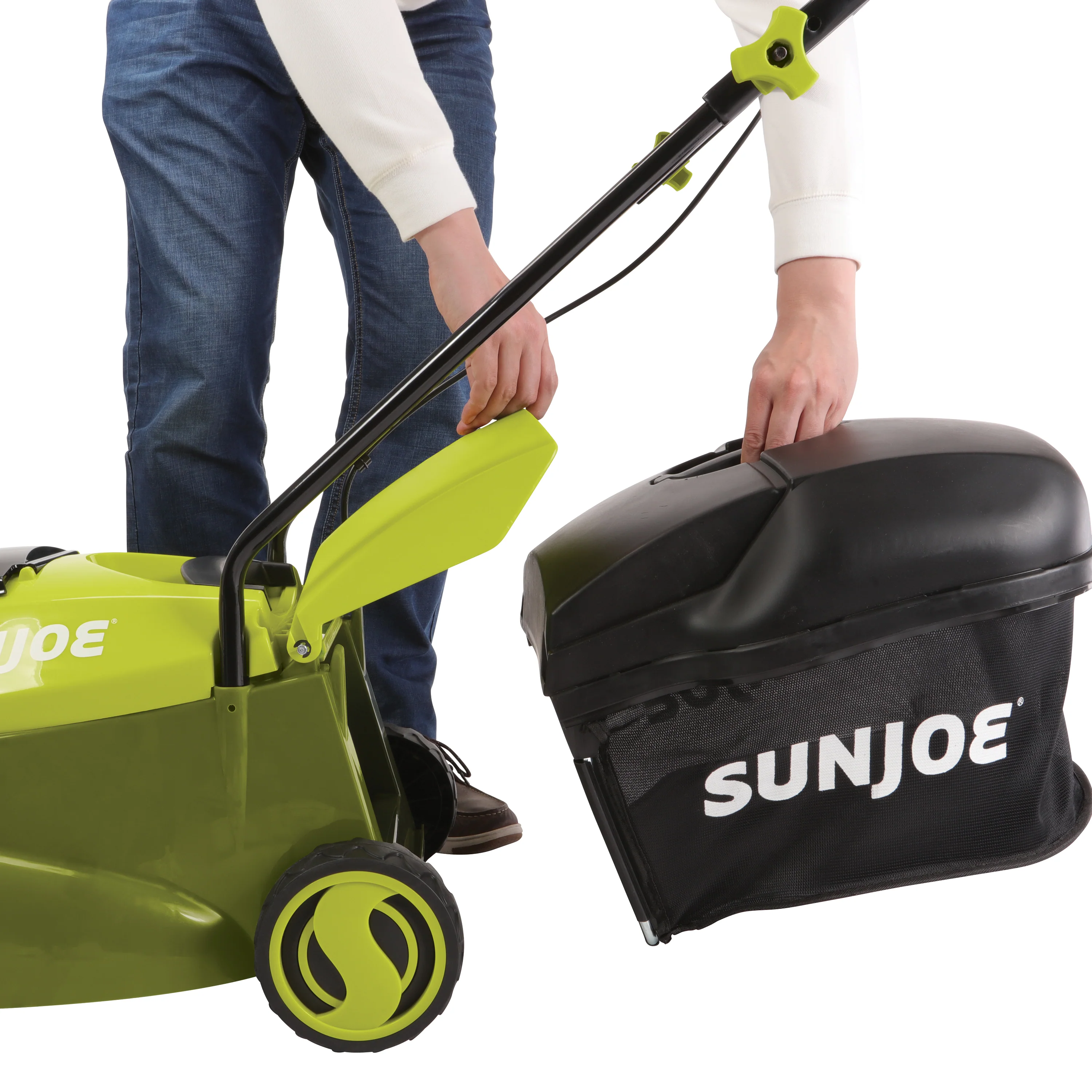 Sun Joe 24-Volt* IONMAX Cordless Brushless Lawn Mower Kit | 14-inch | W/ 4.0-Ah Battery + Charger - Image 16