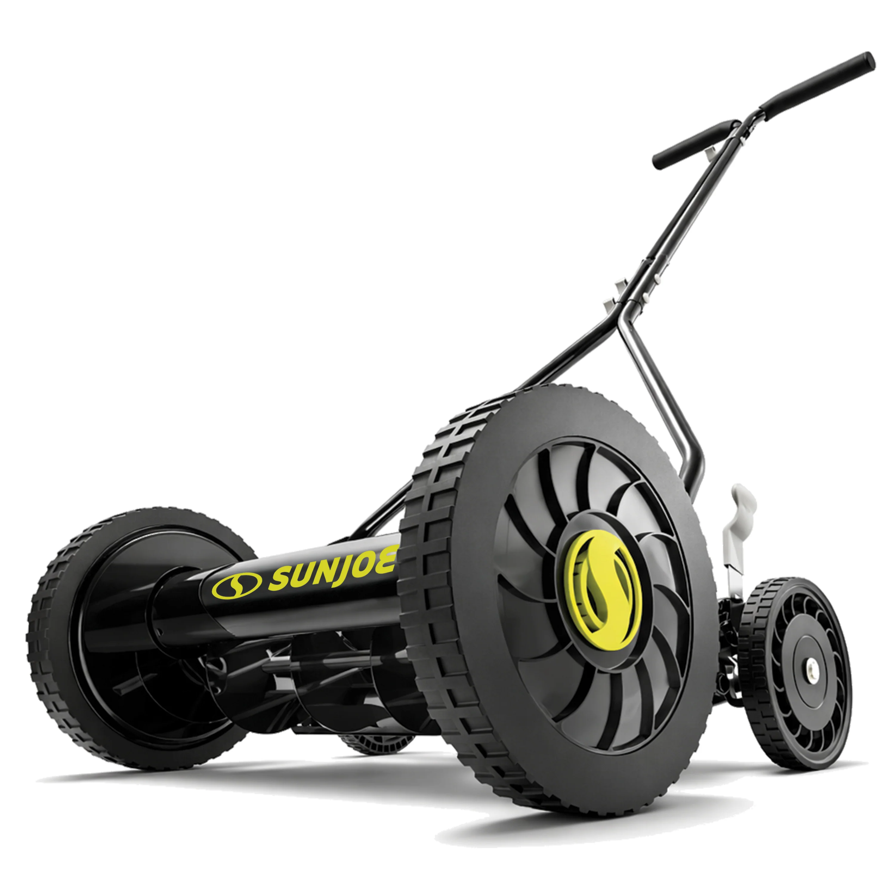Sun Joe Manual Reel Mower | 14-Inch | Quad Wheel | 9-Position