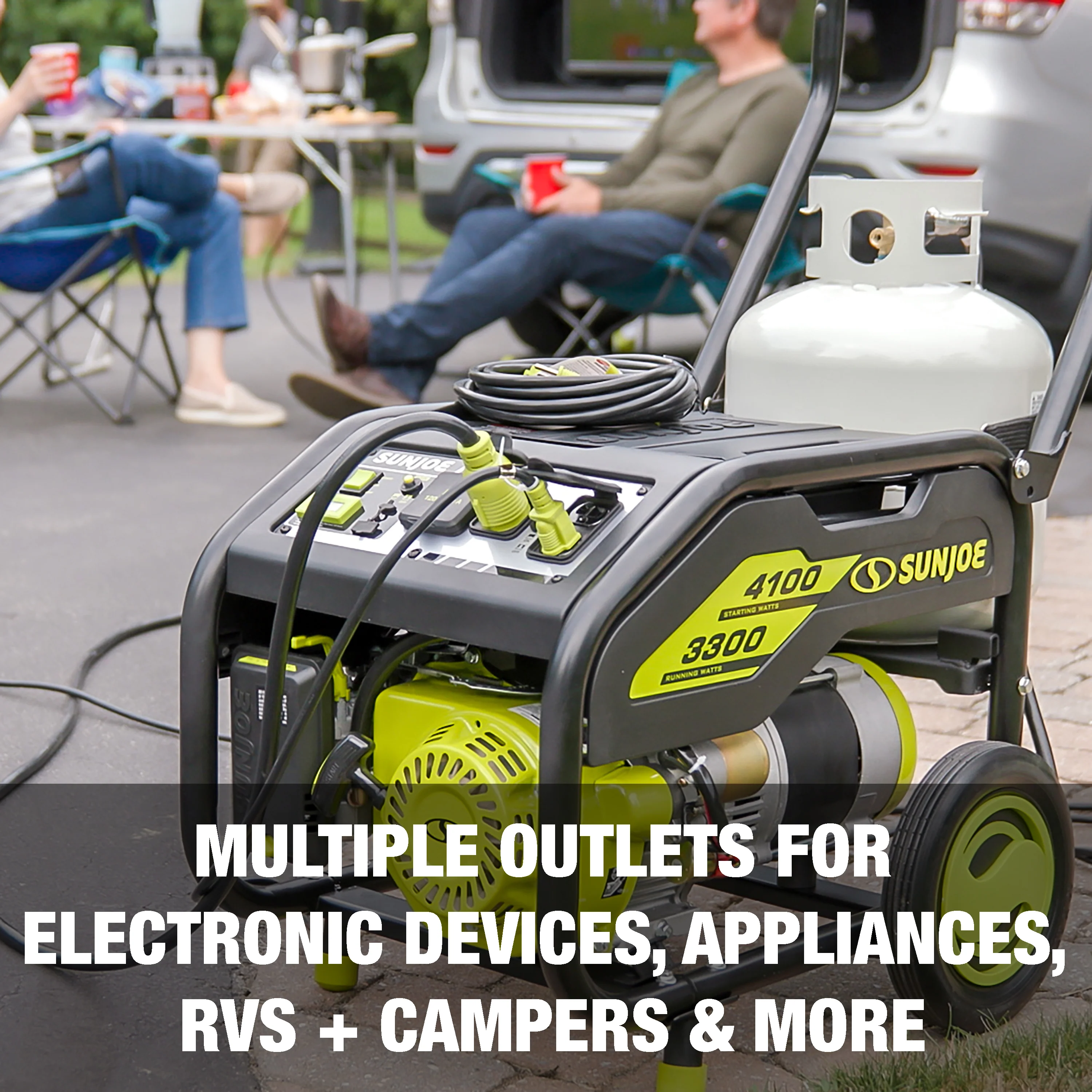 Sun Joe Portable Power Bundle | Generator + Power Station + Extension Cord - Image 8