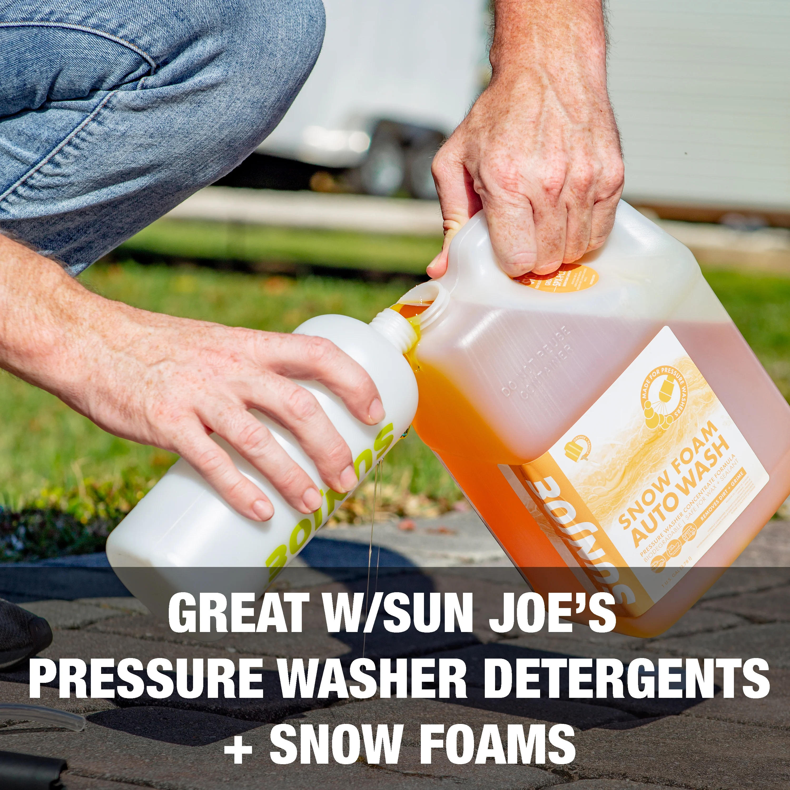 Sun Joe Pressure Washer Surface & Patio Cleaner + Foam Cannon Bundle - Image 9