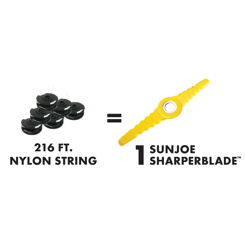 Sun Joe SB601RB-3PK Replacement Trimmer Blade 3-Pack | Compatible with SB600E & SB601E & SB602E - Image 3