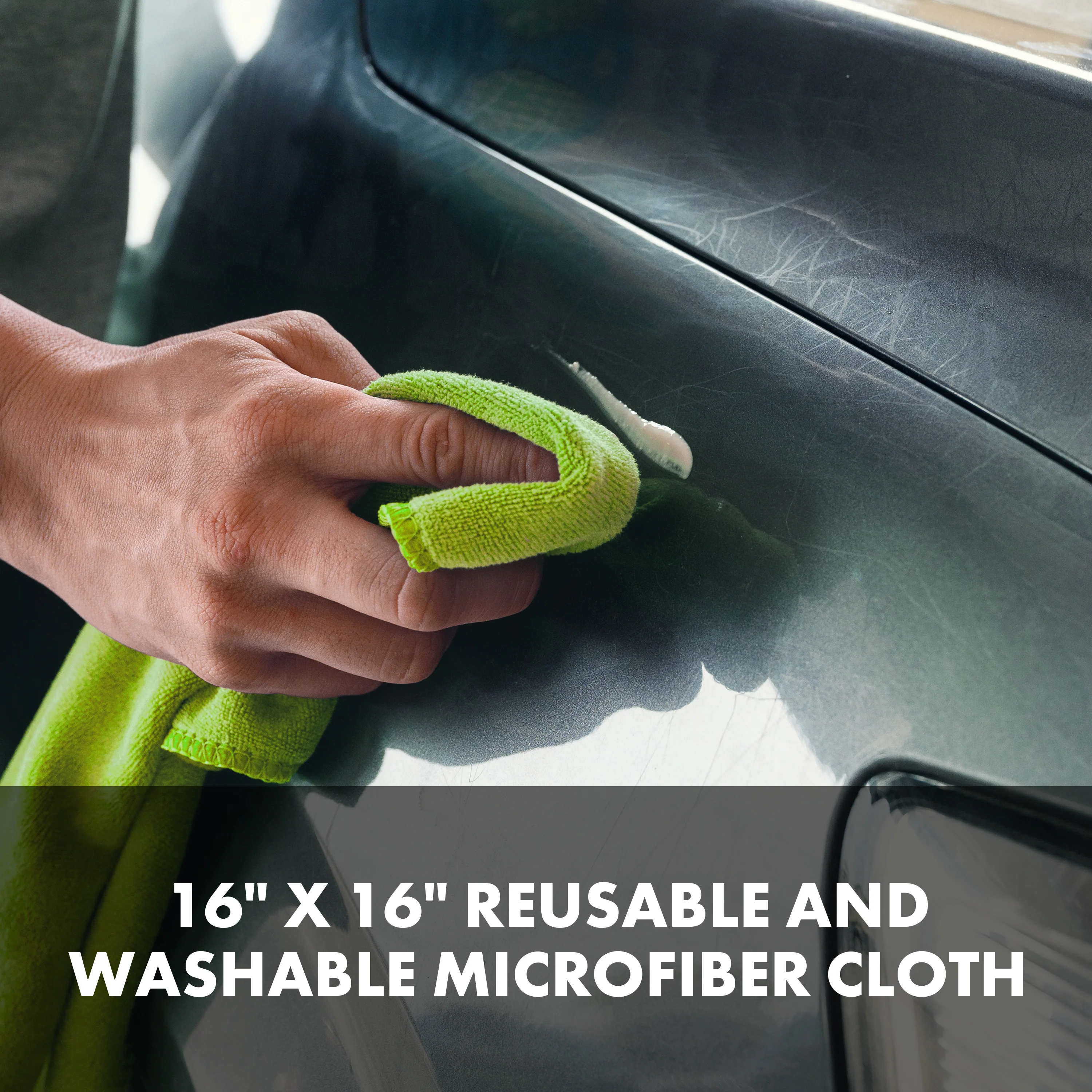 Sun Joe Auto Cleaning System for Most Pressure Washers | W/ 180° Rotating Brush, Feather Bristle Brush, Wheel/Rim Detailing Brush, Undercarriage Turbo Nozzle, Microfiber Cleaning Cloths & Universal Adapters for Most Brands up to 3500-PSI - Image 4