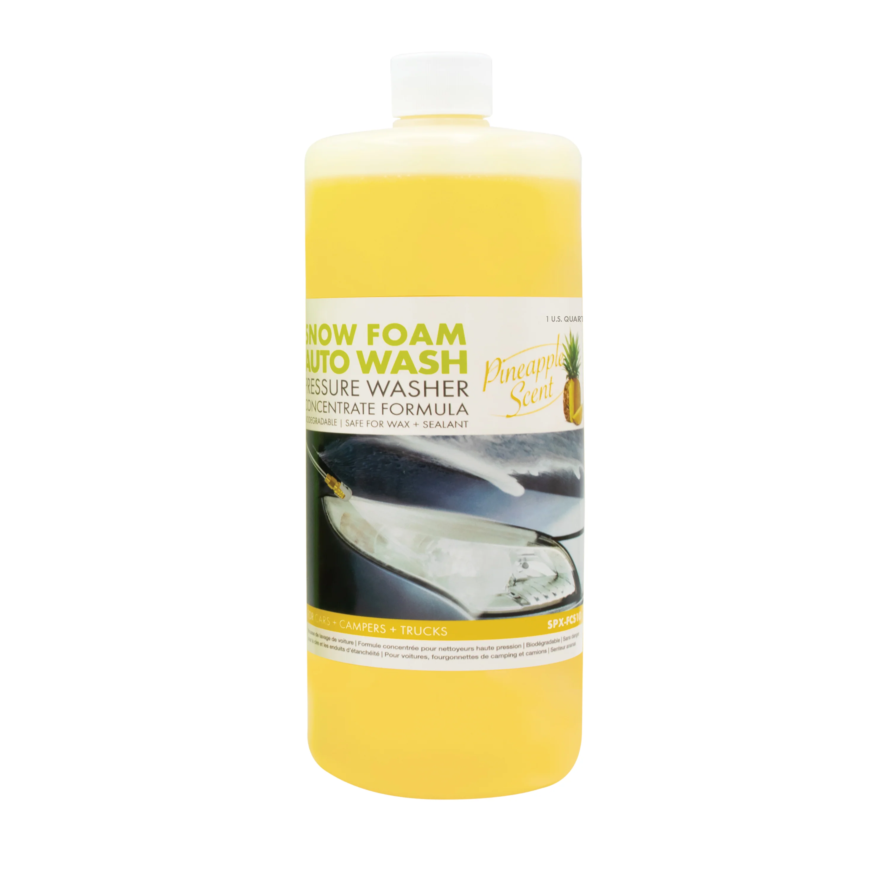 Sun Joe 3-Pack Pressure Washer Auto Snow Foam Trio | Pineapple | Orange-Vanilla | Coconut - Image 4