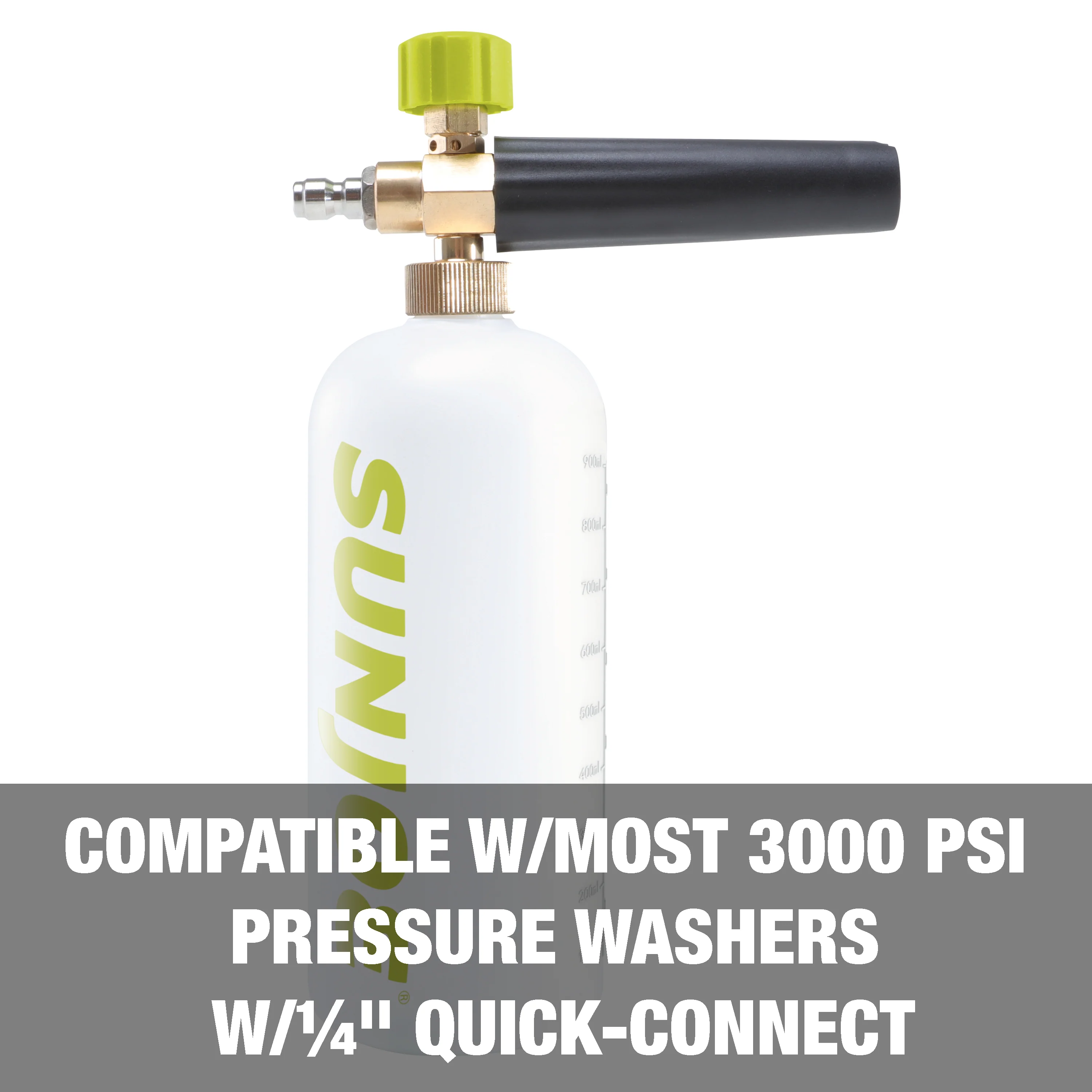 Sun Joe SPX-FC34-PRO Foam Cannon for SPX Series Electric Pressure Washers 34 Oz. | Quick Connect | Adjustable Spray Nozzle - Image 5