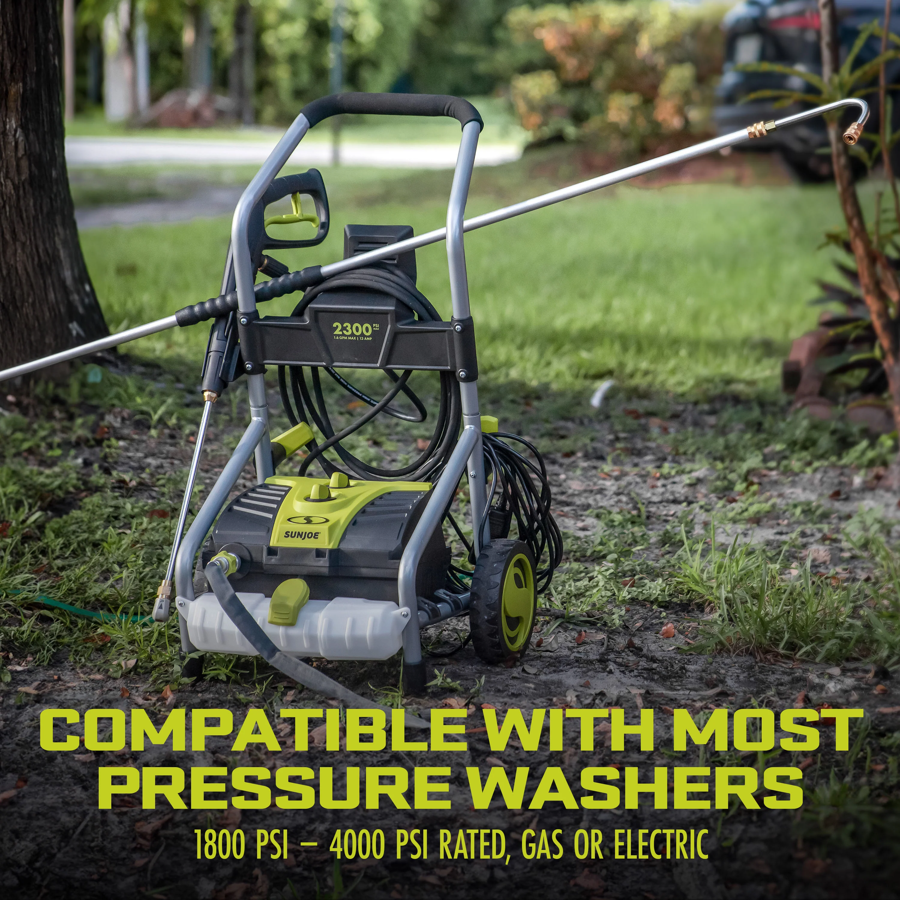 Sun Joe SPX-SRL9 Universal Pressure Washer Sky Lance W/ 4-Piece Accessory Kit | 9-Foot - Image 4