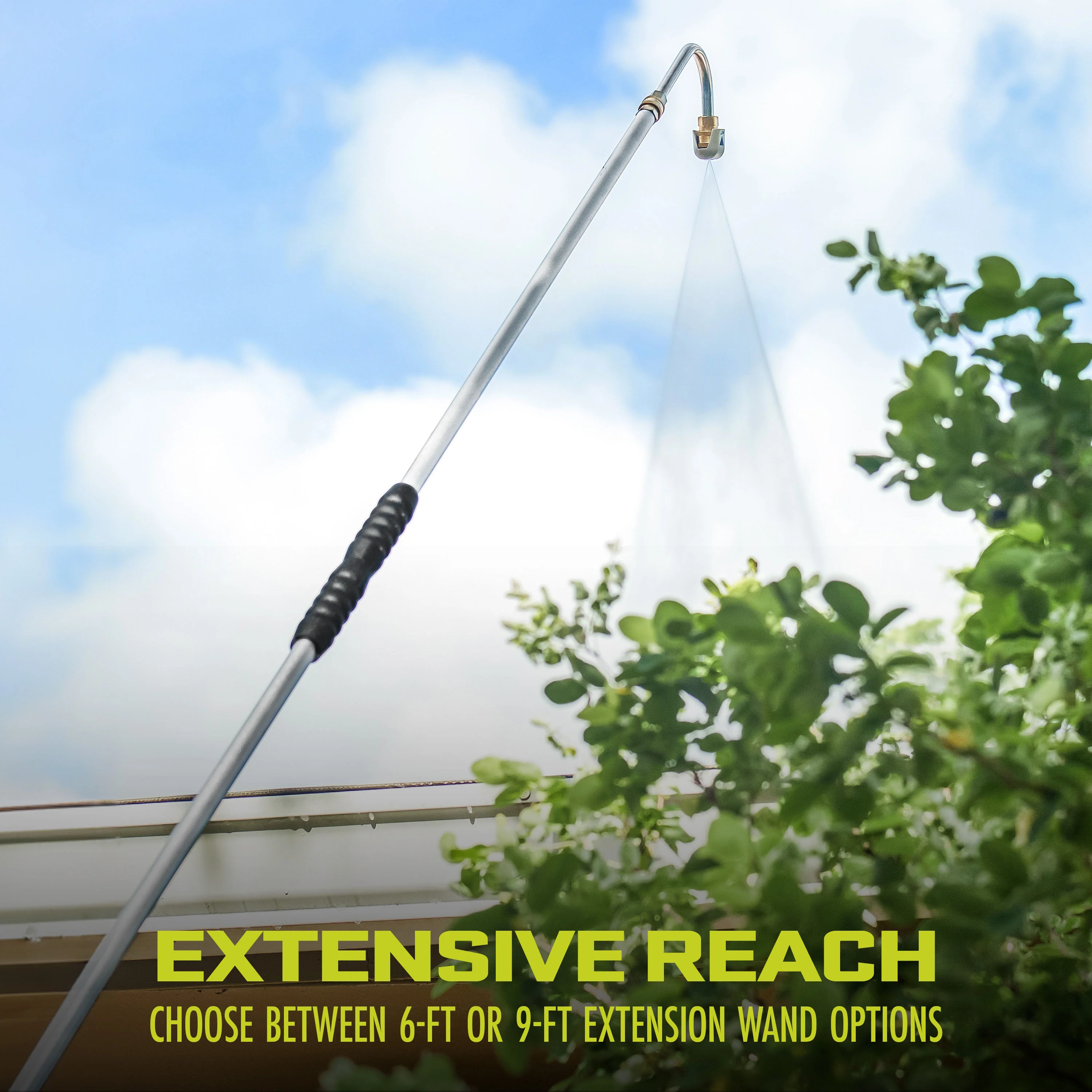 Sun Joe SPX-SRL9 Universal Pressure Washer Sky Lance W/ 4-Piece Accessory Kit | 9-Foot - Image 7