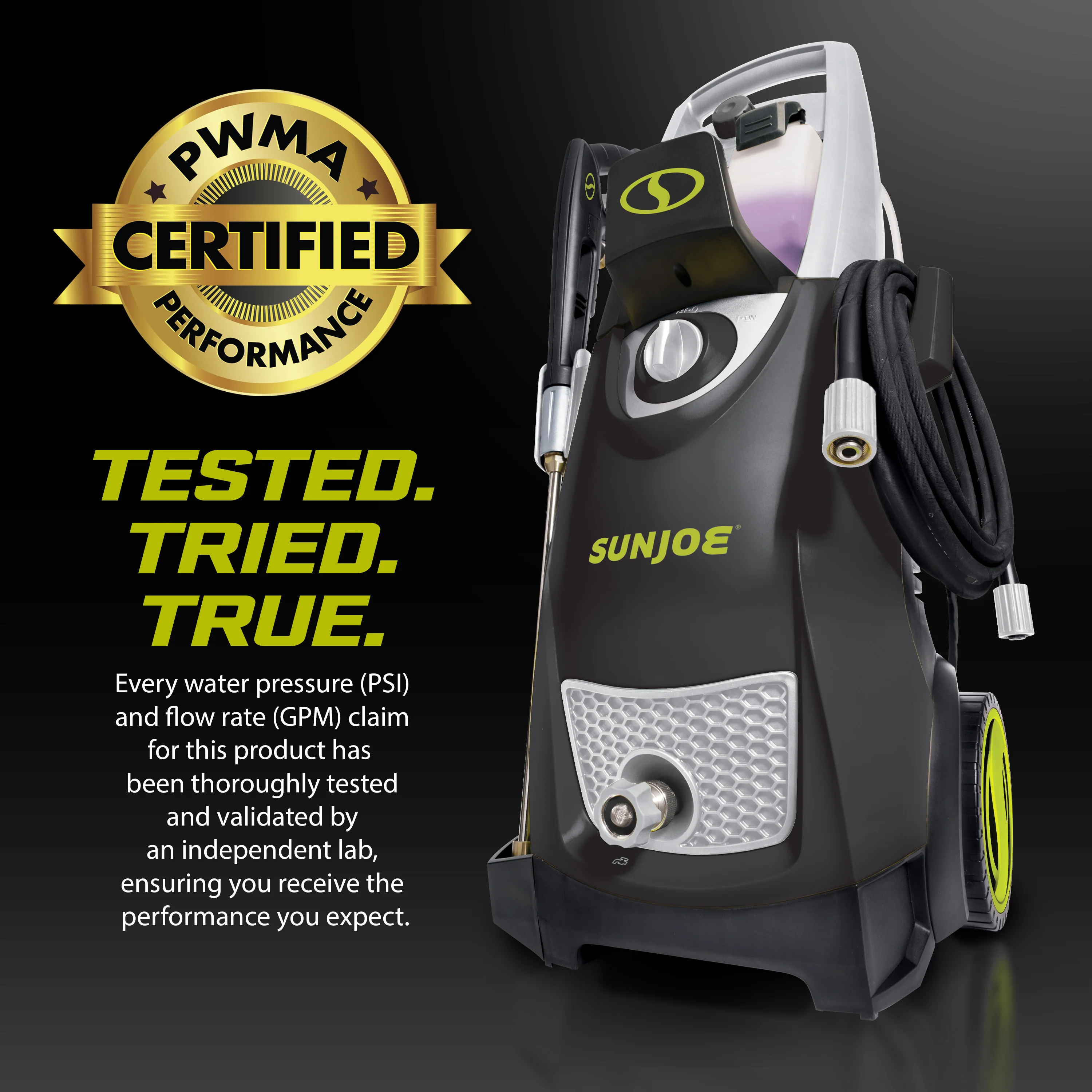 Sun Joe SPX3000®-MAX Electric Pressure Washer | High Performance Brushless Induction Motor - Image 3