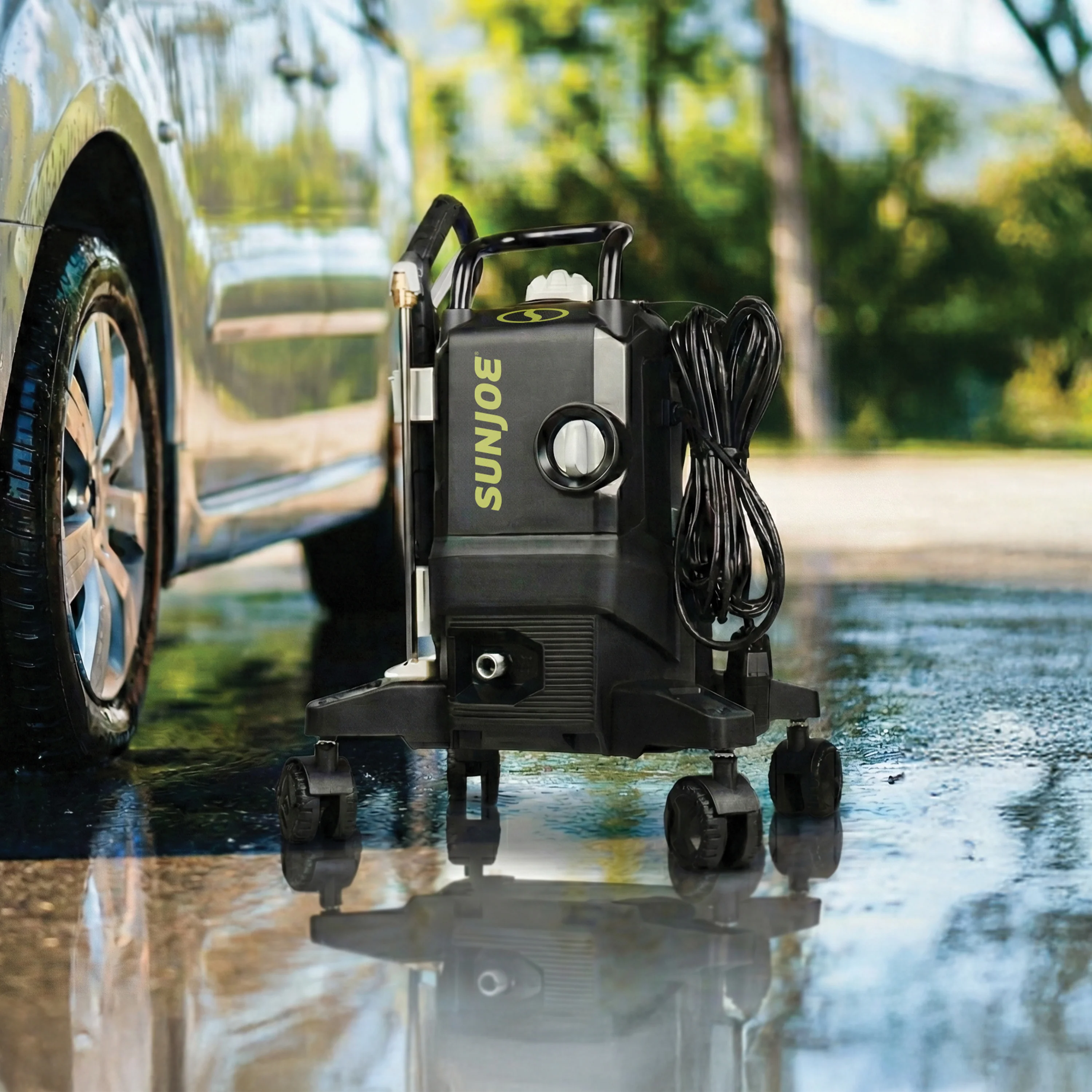 Sun Joe Electric Pressure Washer W/ Wheels | 7-Pc Accessory Kit | 14.9-Amp | 2200 Rated PSI | 1.1 Rated GPM - Image 15