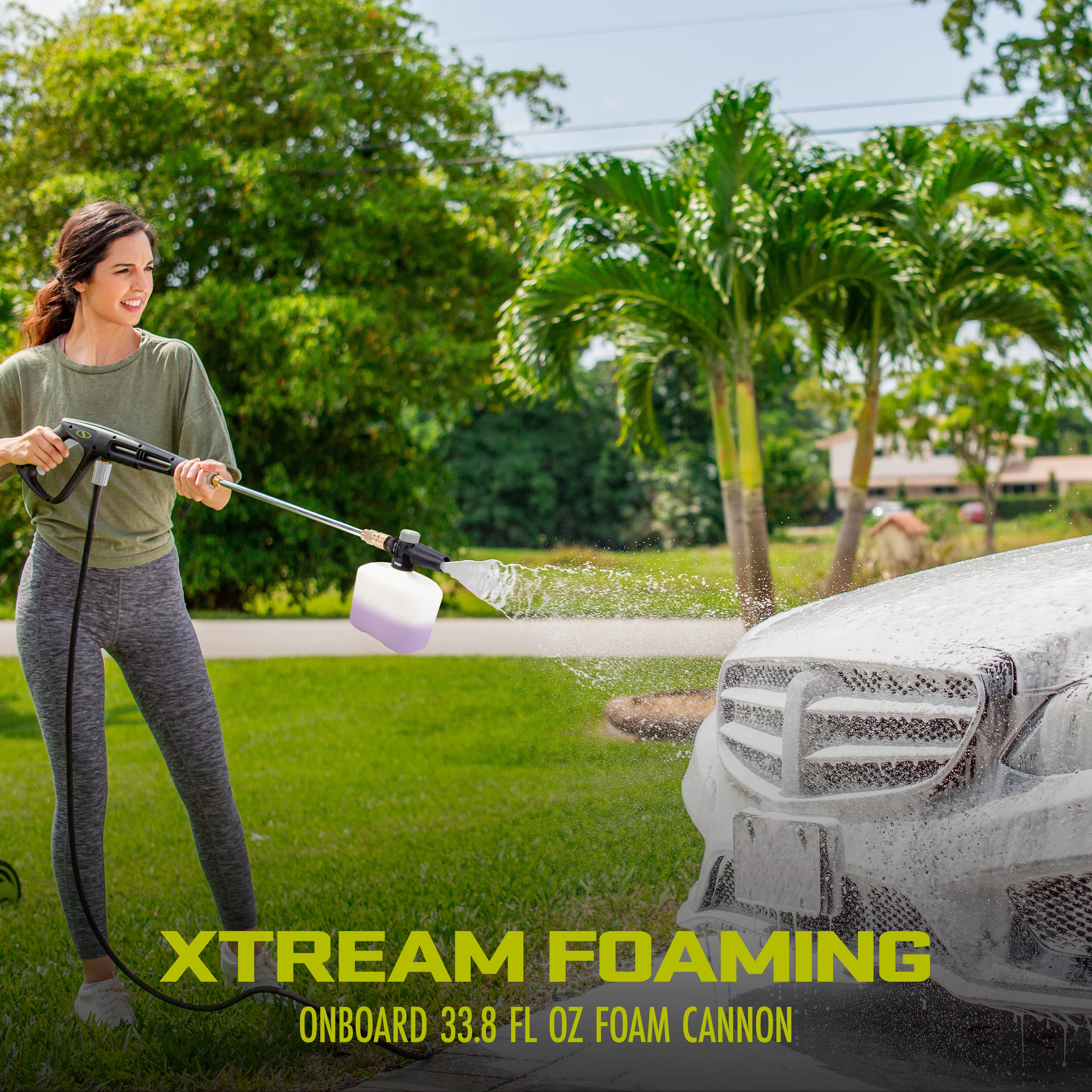 Sun Joe SPX3000®-XT1 XTREAM Clean 2200 PSI Certified Rated Electric Pressure Washer | 1.1 GPM | 14.9 Amp | Bonus Accessories - Image 8