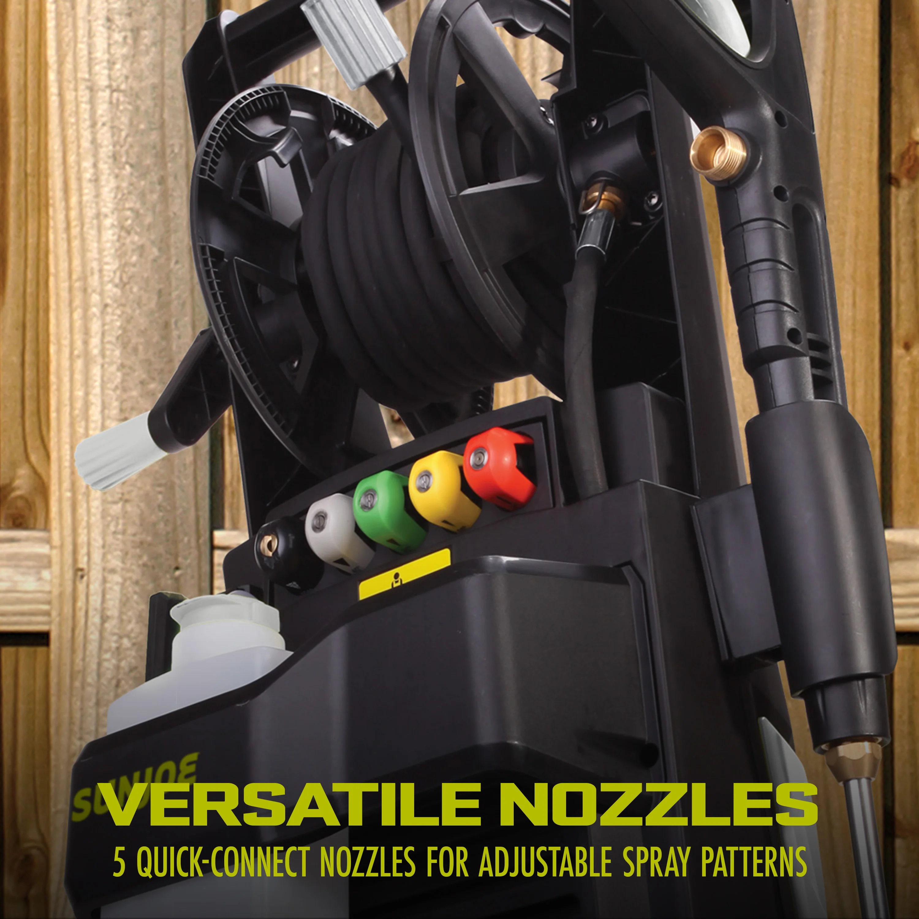 Sun Joe SPX3501 Certified Rated 2000 PSI Electric Pressure Washer | 1.1 GPM | Hose Reel | Brushless Induction - Image 8