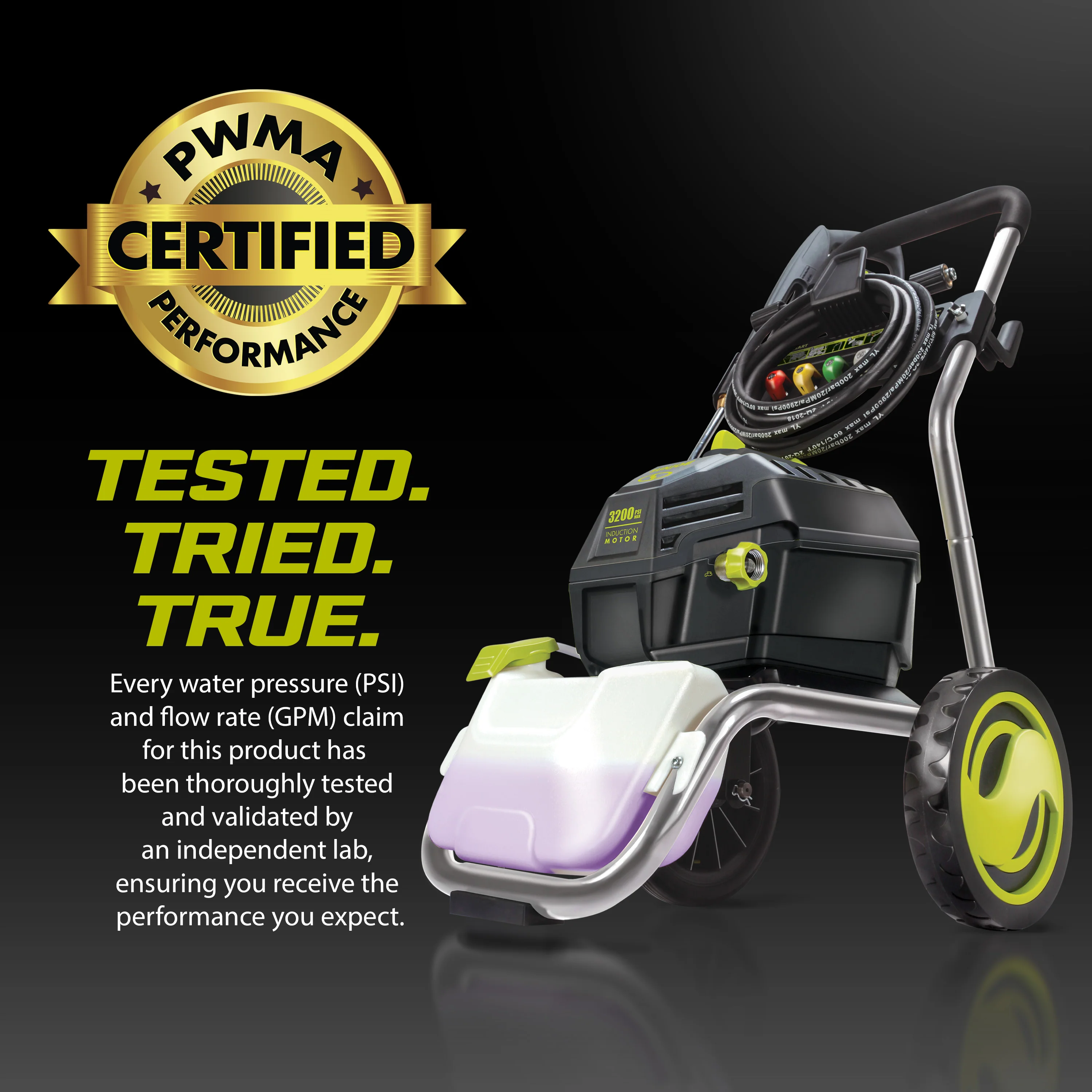 Sun Joe SPX4800 Electric Pressure Washer W/ Quick-Connect Tips + Onboard Detergent Tank | 14.9-Amp - Image 3