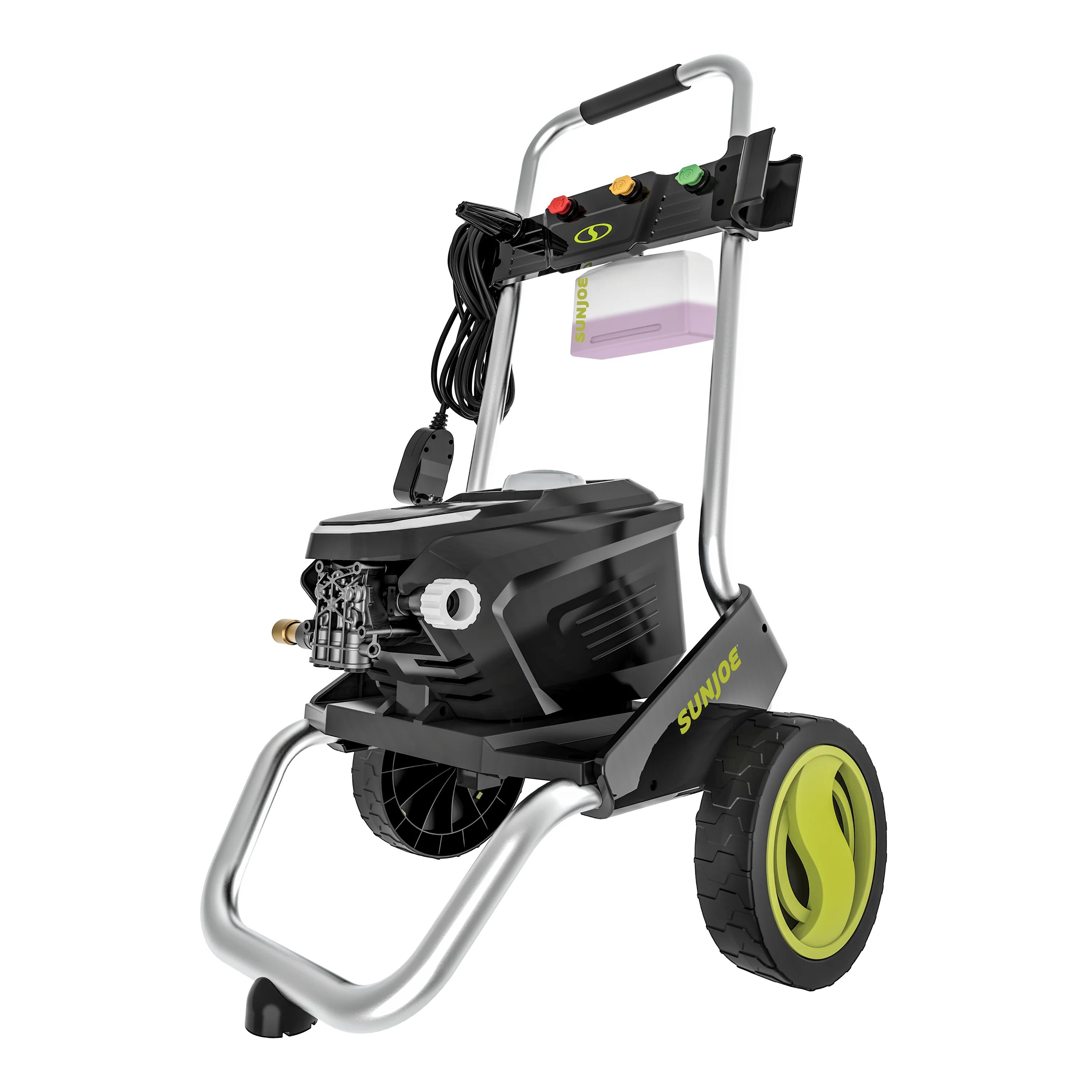 Sun Joe SPX7000-MAX Certified Rated 2200 PSI Electric Pressure Washer | Foam Cannon + Turbo Nozzle | 1.1 Rated GPM | 13-Amp
