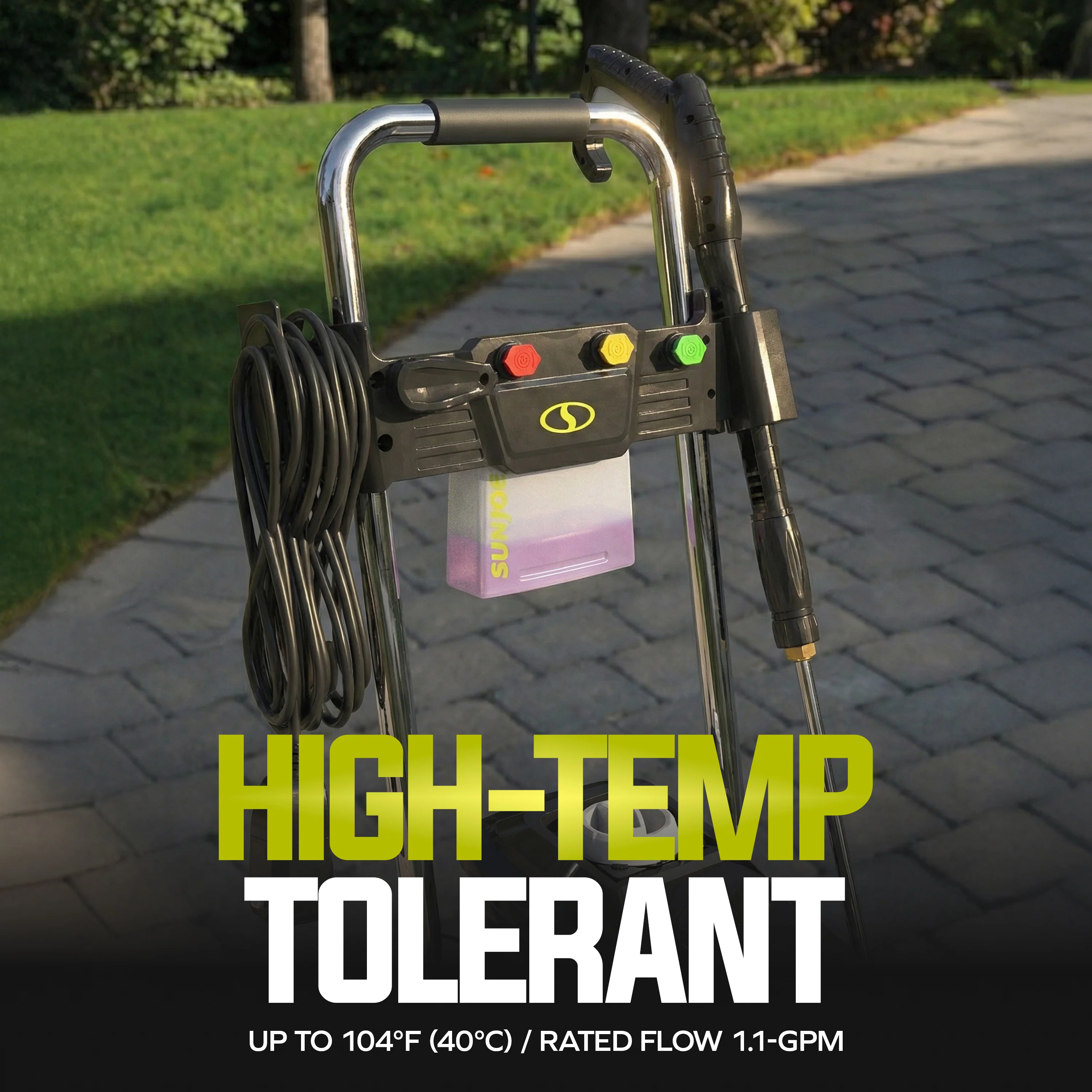 Sun Joe SPX7000-MAX Certified Rated 2200 PSI Electric Pressure Washer | Foam Cannon + Turbo Nozzle | 1.1 Rated GPM | 13-Amp - Image 5