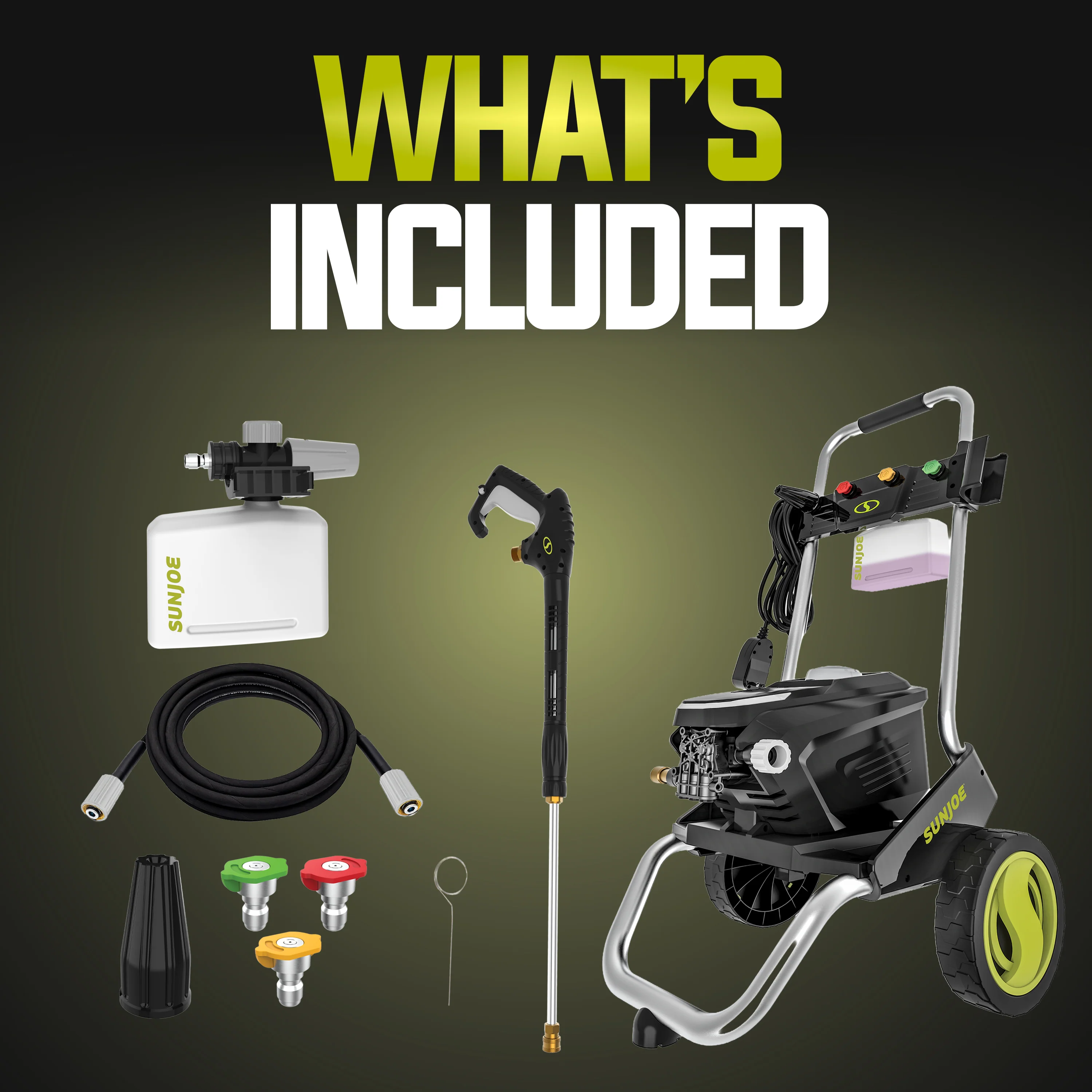Sun Joe SPX7000-MAX Certified Rated 2200 PSI Electric Pressure Washer | Foam Cannon + Turbo Nozzle | 1.1 Rated GPM | 13-Amp - Image 9