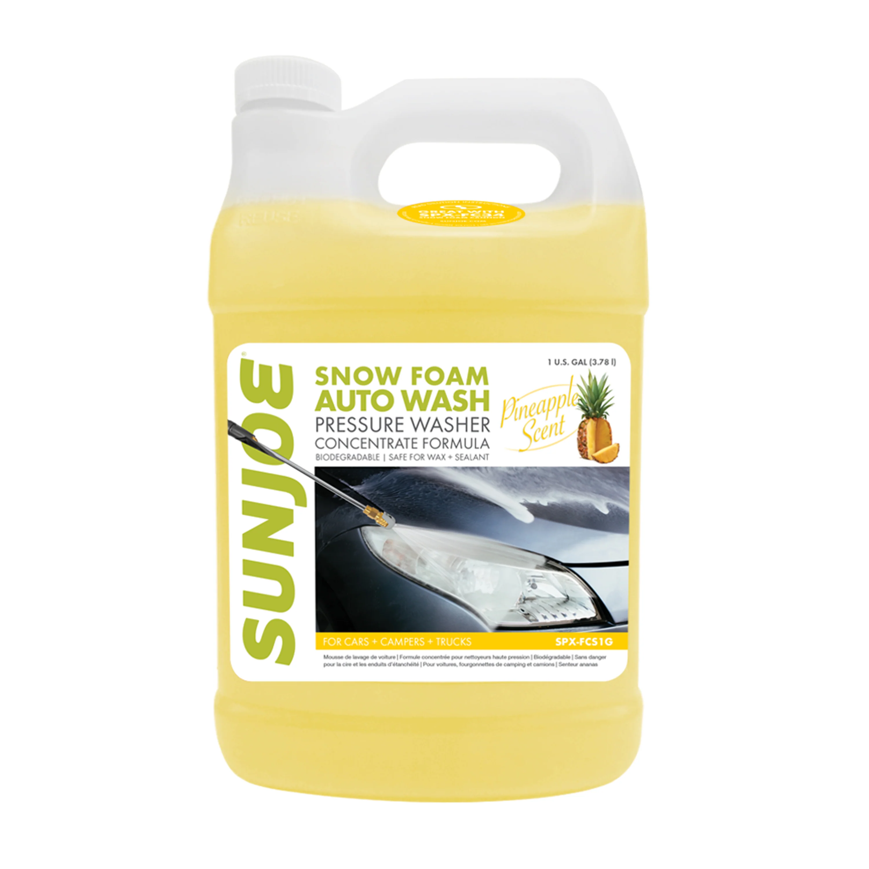 Sun Joe Foam Cannon Starter Bundle | W/ Electric Pressure Washer, 34 oz Foam Cannon, and Auto Wash | Quick Connect Nozzles - Image 34