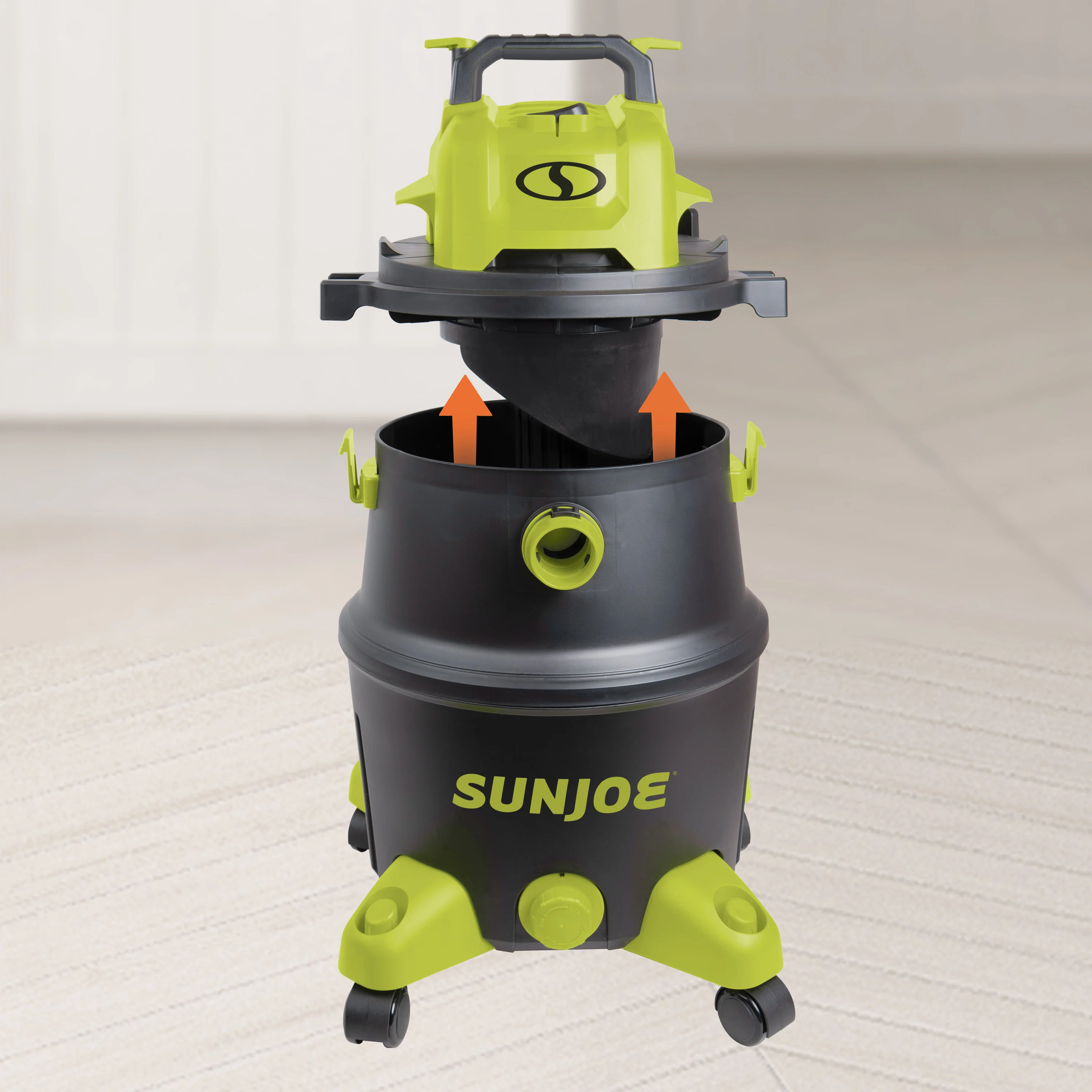 Sun Joe SWD12000 HEPA Filtration Wet/Dry Shop Vacuum w/ Cleaning Attachments | 12-Gal | 1200-Watt | 6.5 Peak HP | For Home, Workshops, Pet hair & Auto Use - Image 8
