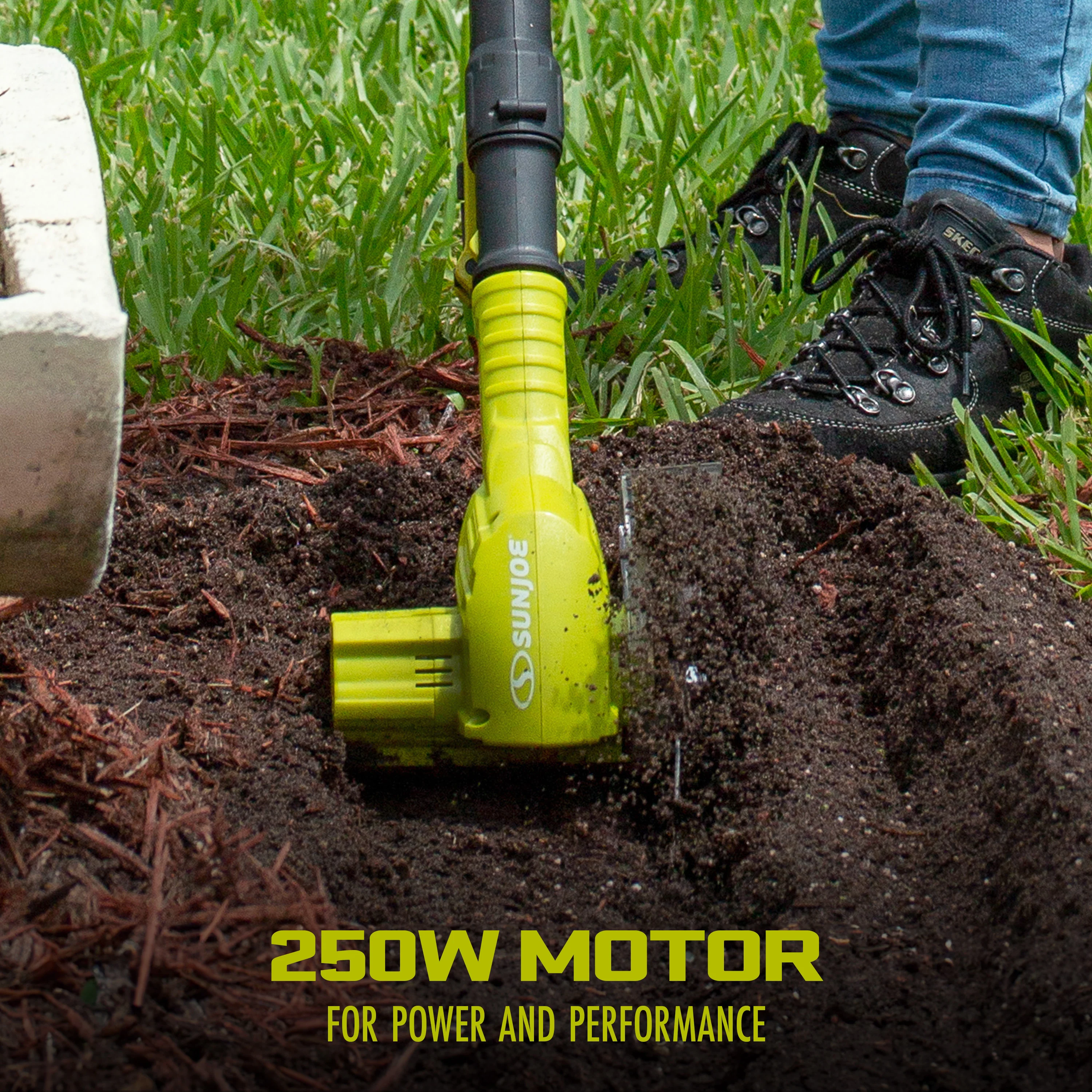 Sun Joe 24-Volt* Cordless Telescoping Weeder + Cultivator Kit | 6-Inch Blade | W/ 2.0-Ah Battery + Charger - Image 3