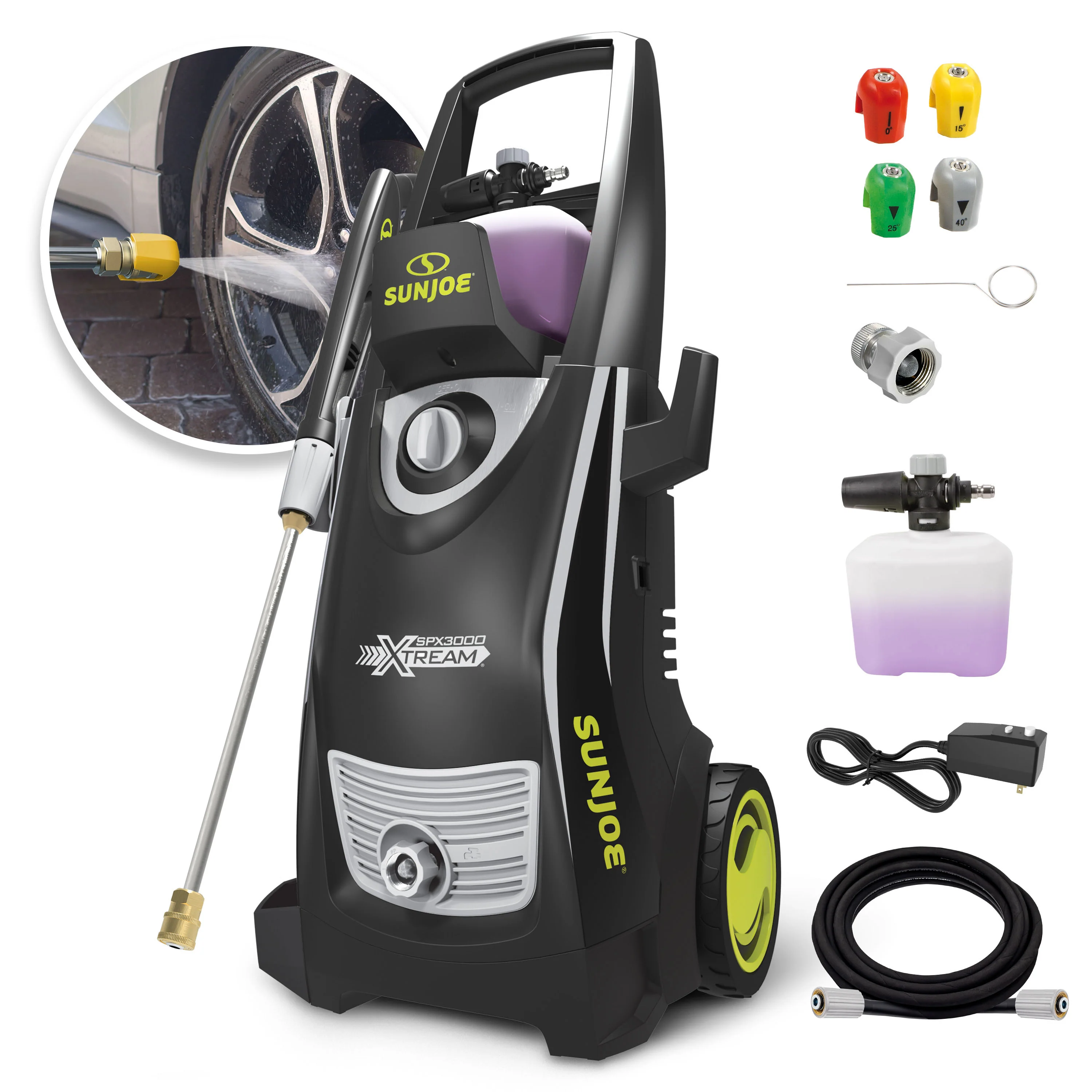 Sun Joe XTREAM Clean Electric Pressure Washer + Patio Cleaner + Sky Lance W/ Accessories| 14.9-Amp - Image 2